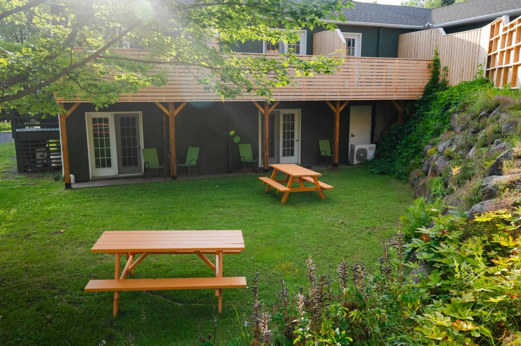 Garden view in Le Relais des Hautes Gorges