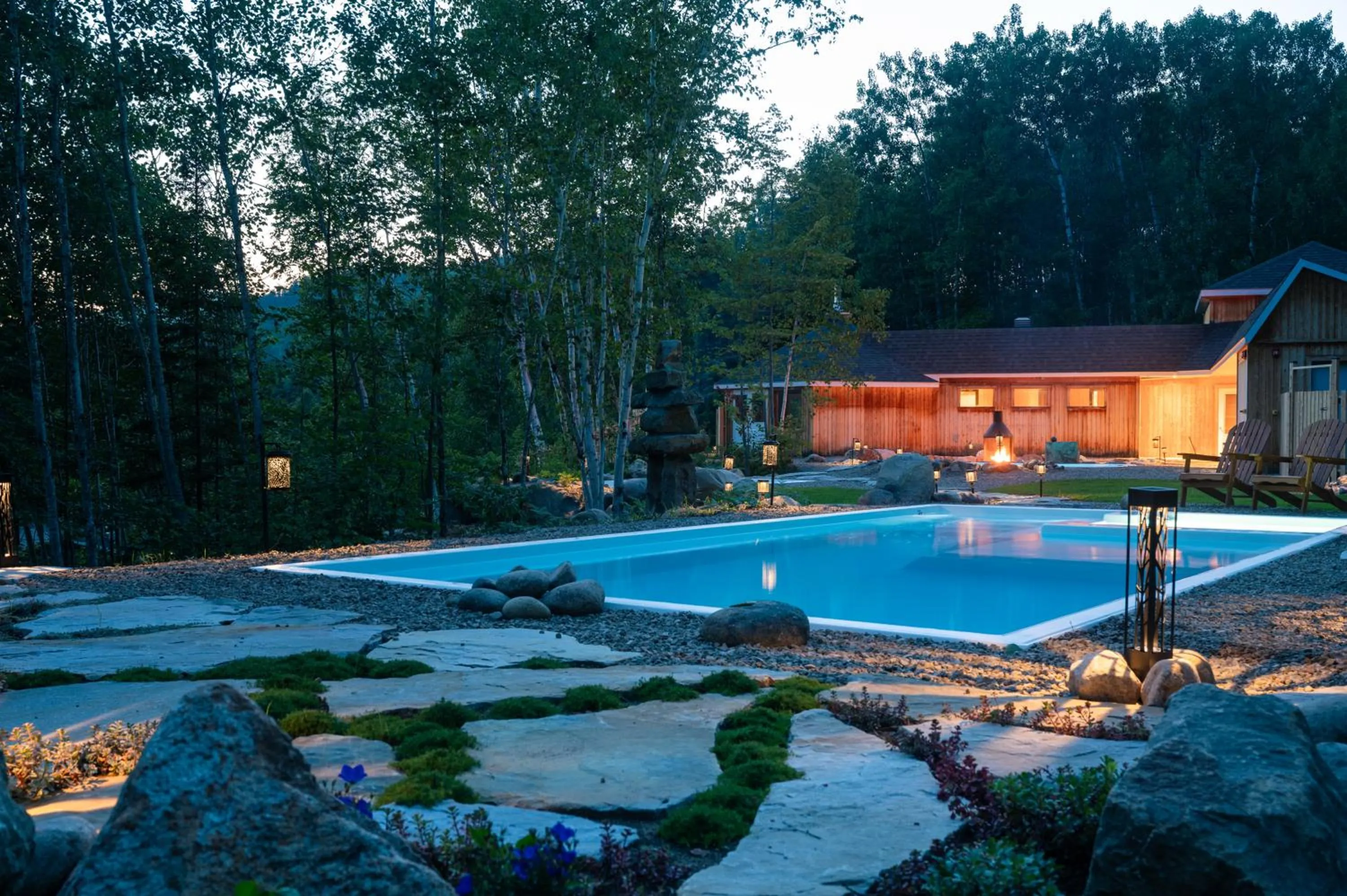 Swimming pool in Le Relais des Hautes Gorges