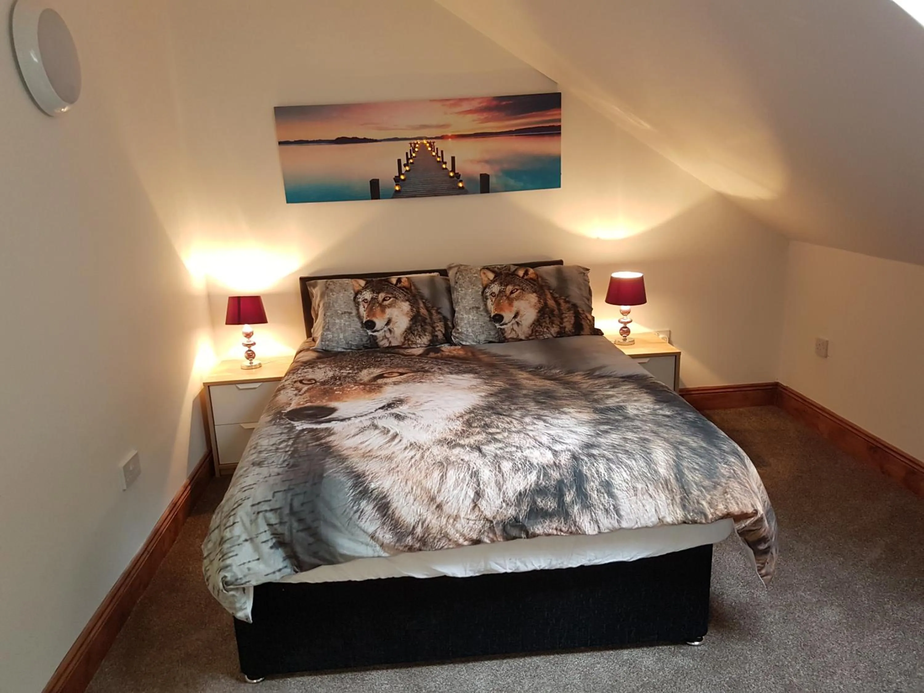 Bed in Moorepark West House