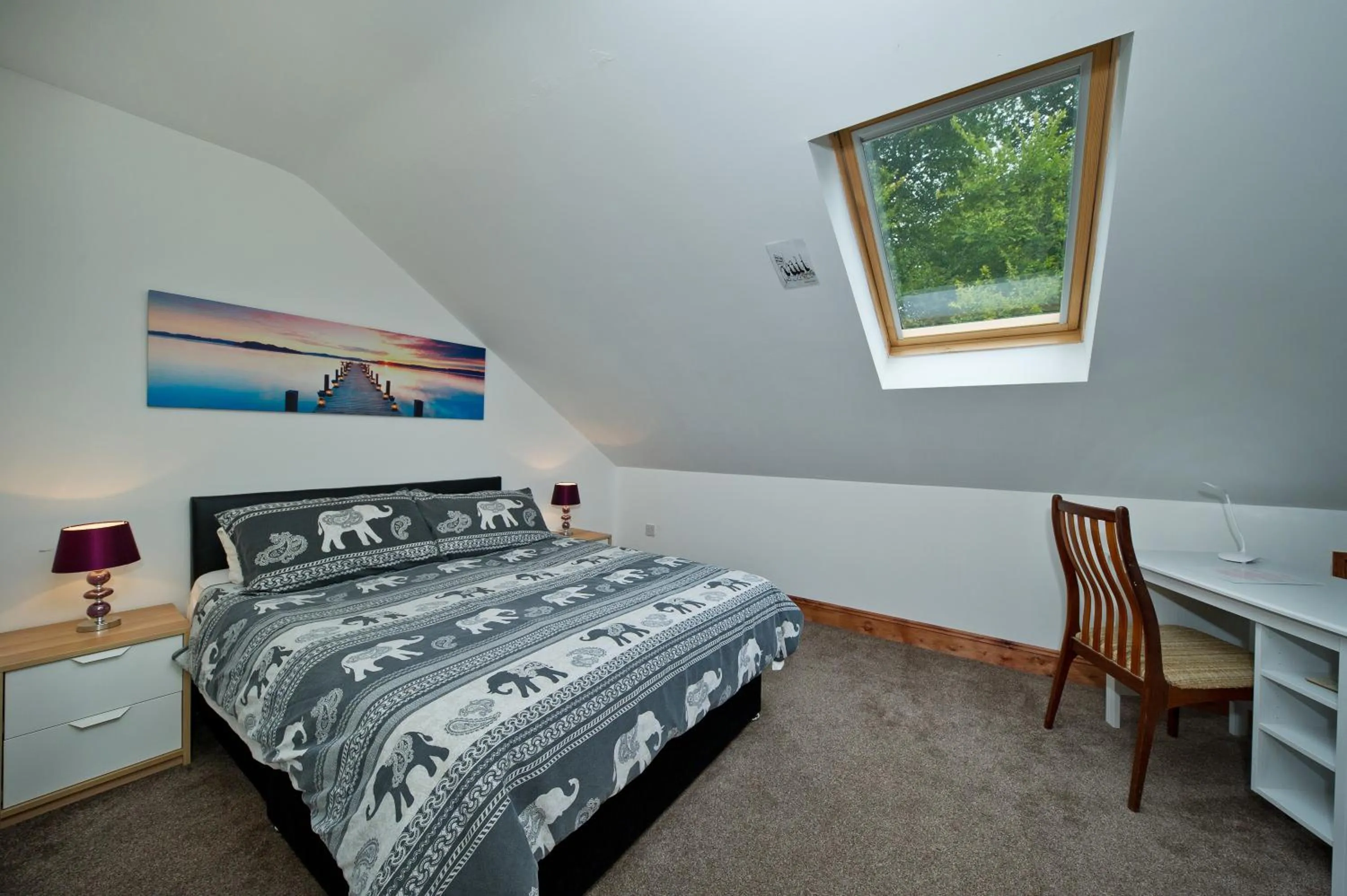 Bed in Moorepark West House