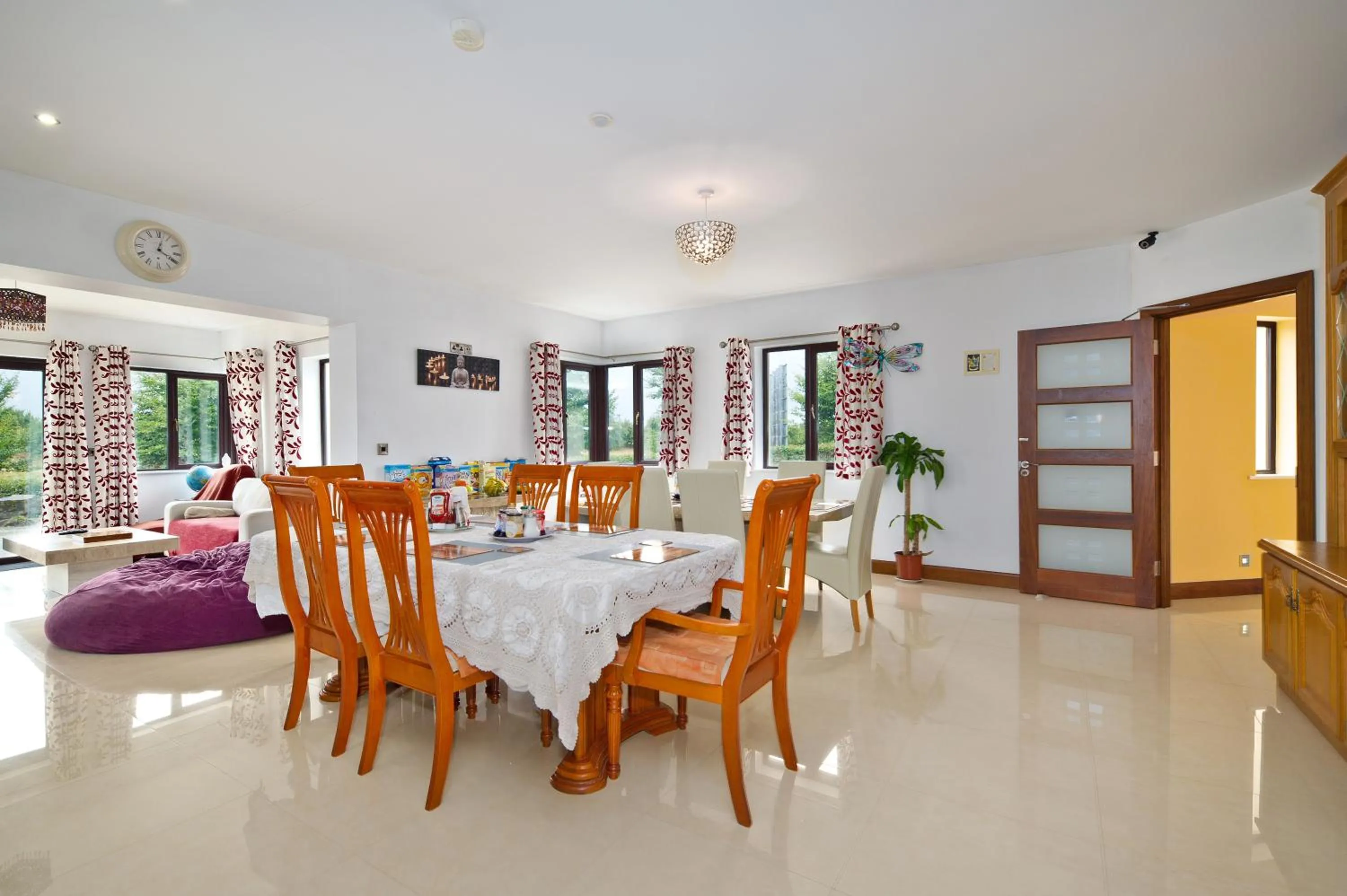 Communal kitchen in Moorepark West House