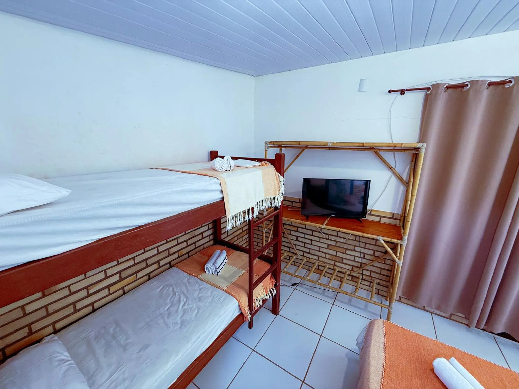 TV and multimedia, Bed in Pousada Praia do Amor Pipa