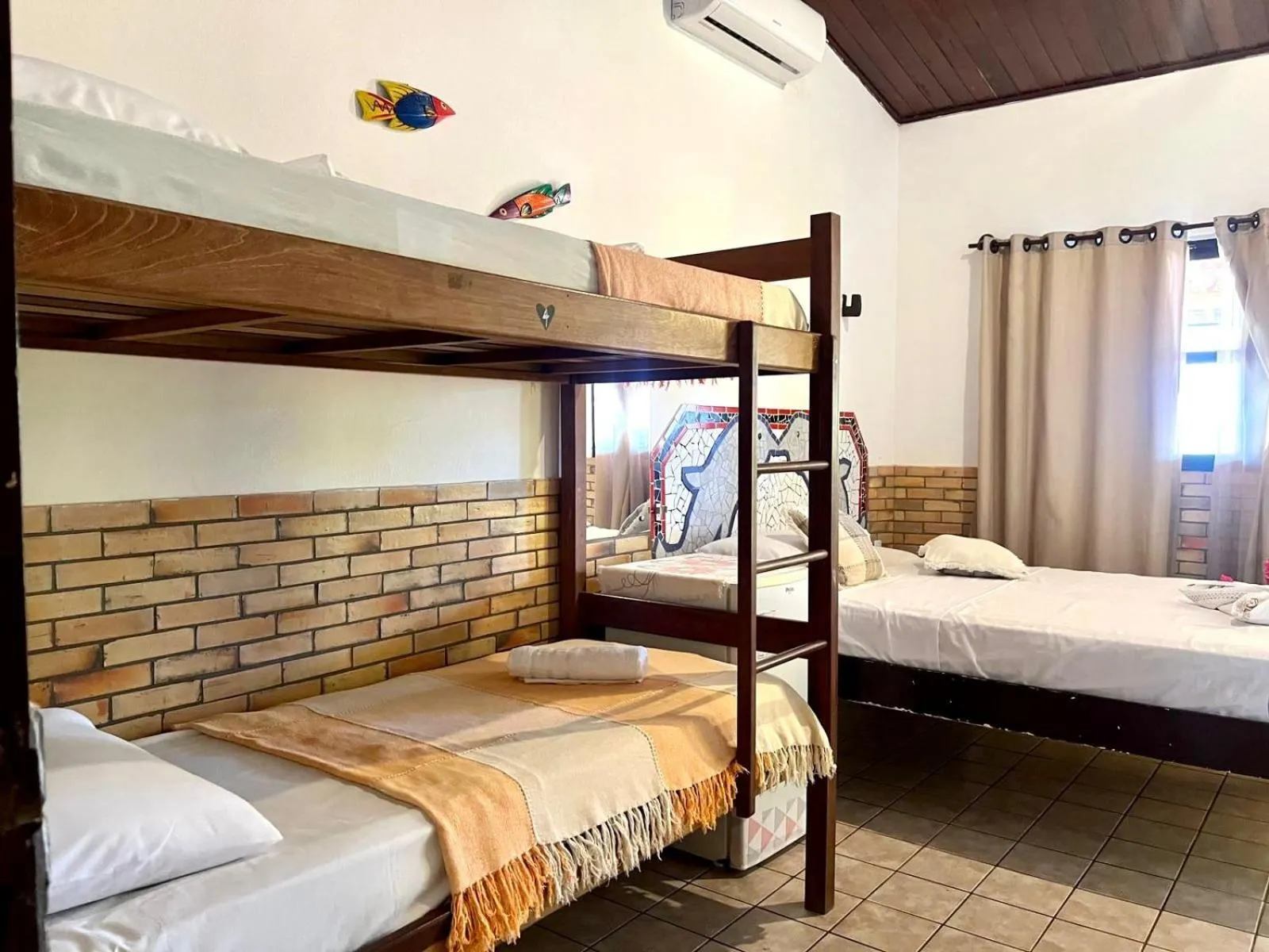 Bed in Pousada Praia do Amor Pipa