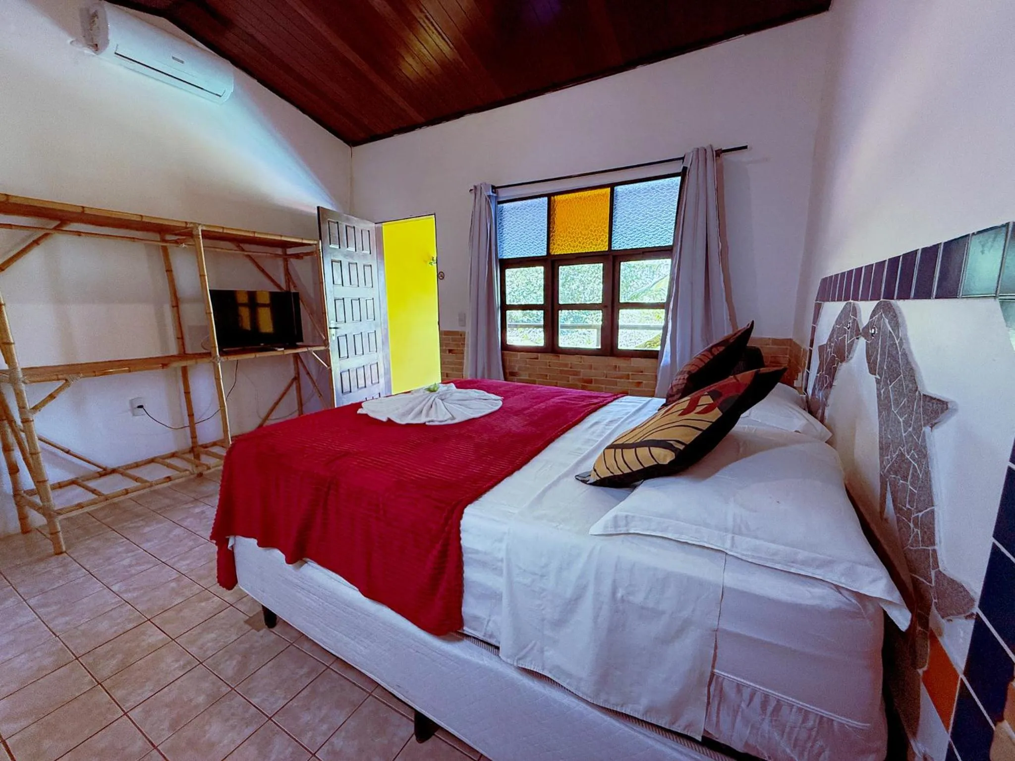 Bed in Pousada Praia do Amor Pipa