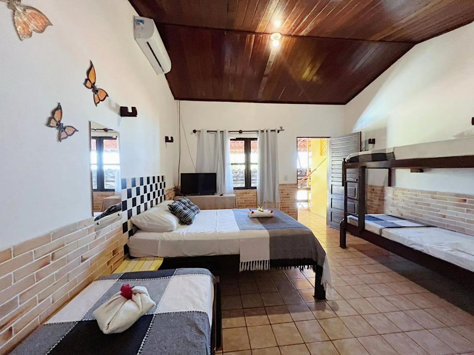 Bed in Pousada Praia do Amor Pipa