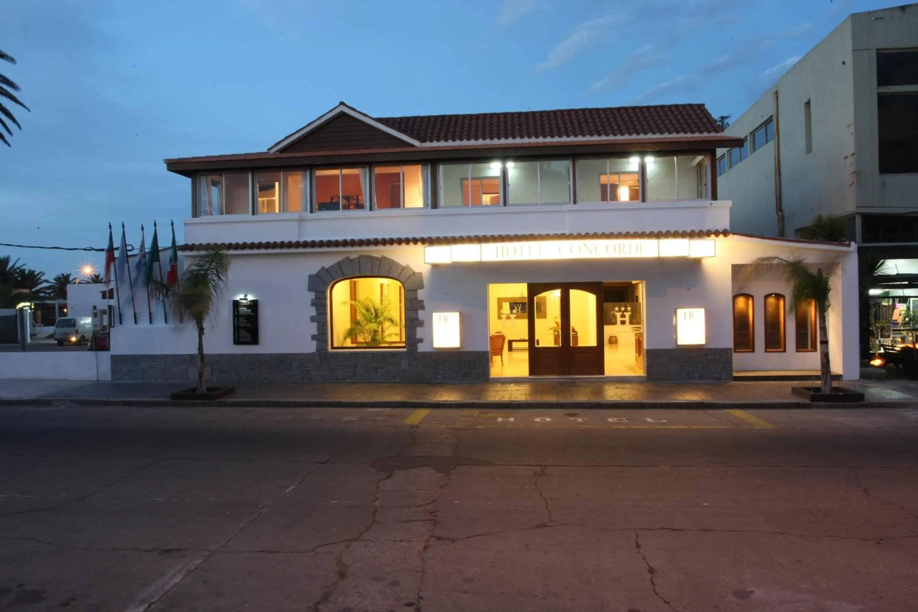 Facade/entrance in Hotel Concorde