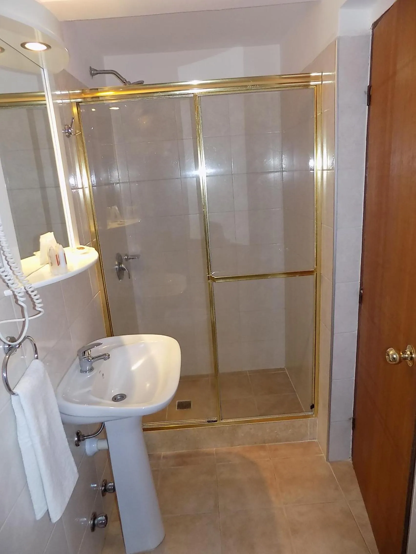 Shower in Hotel Concorde