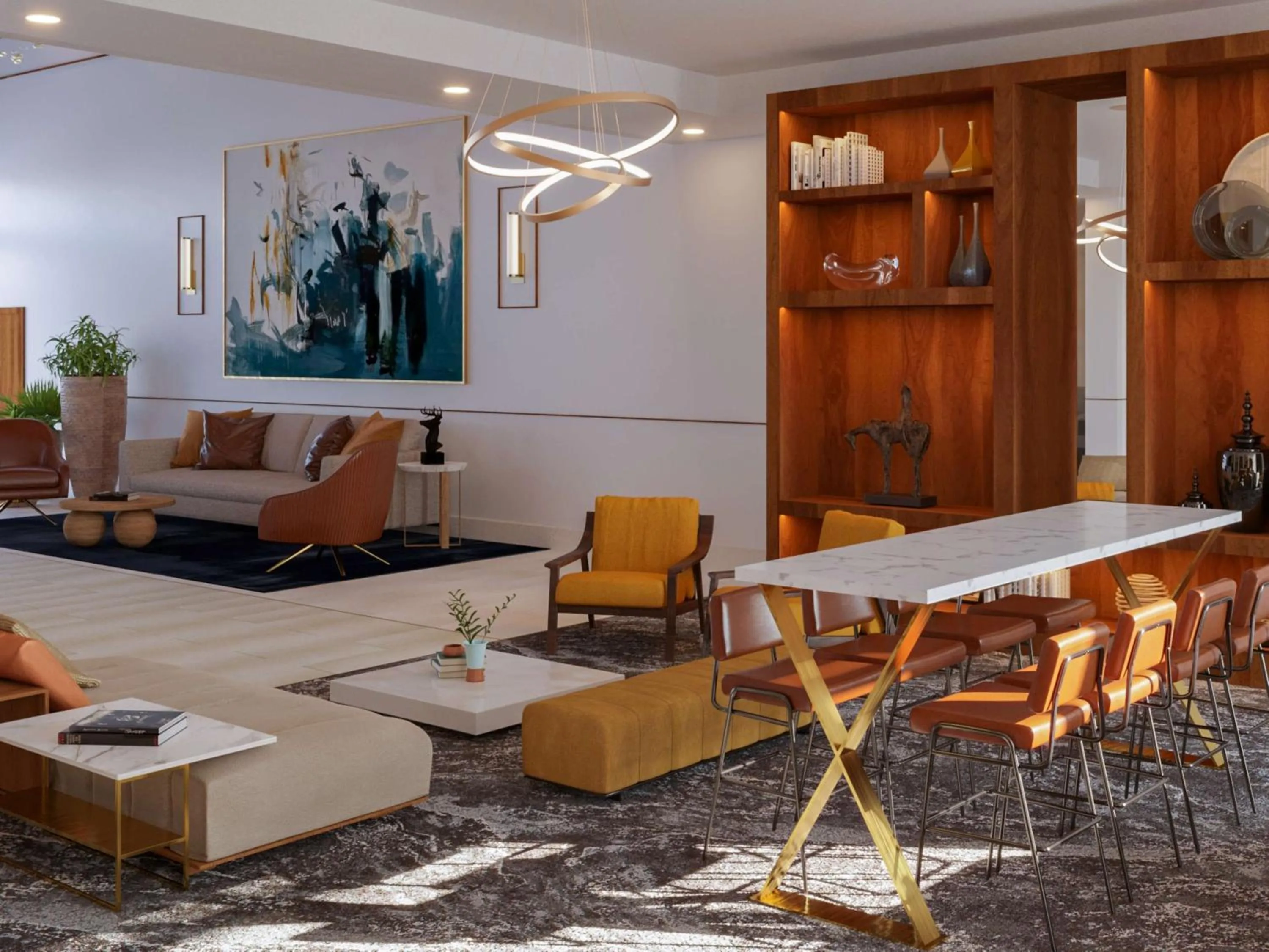 Lobby or reception in DoubleTree by Hilton Houston Westchase