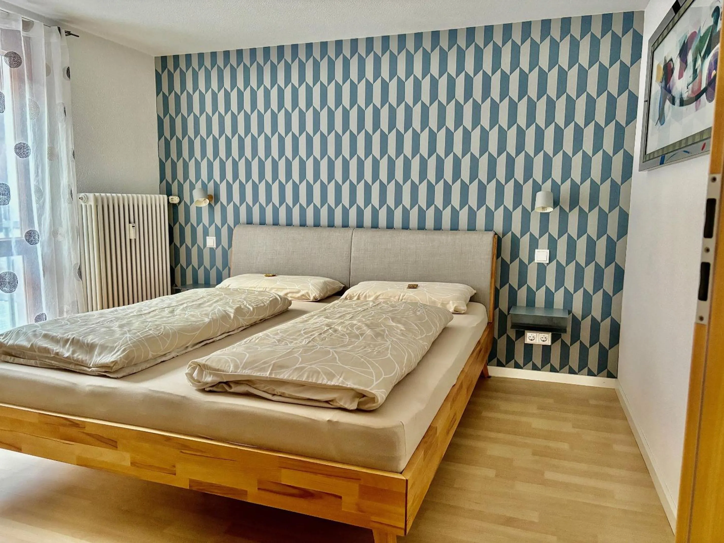 Bed in Gaestehaus Stelter