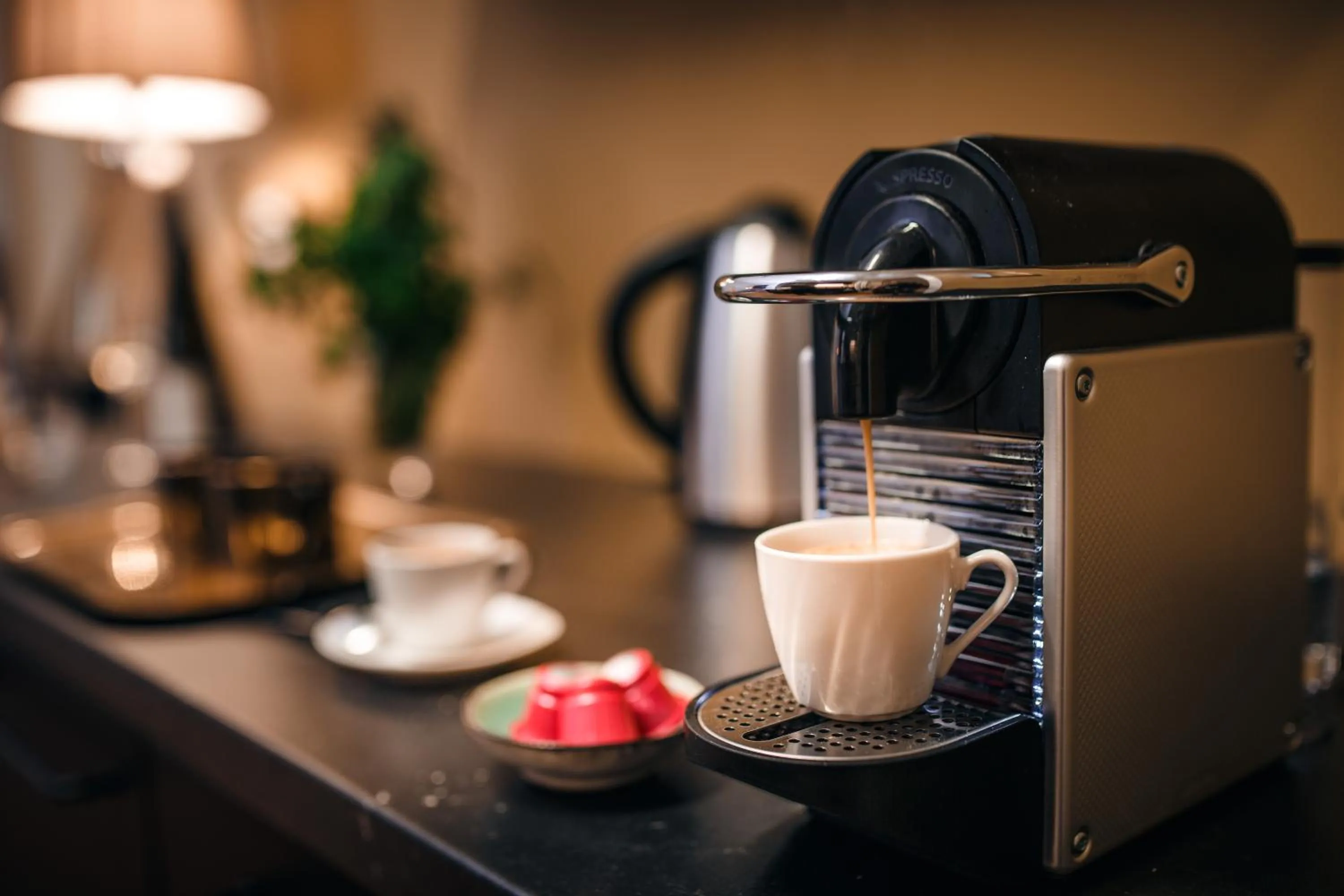 Coffee/tea facilities in The Temple