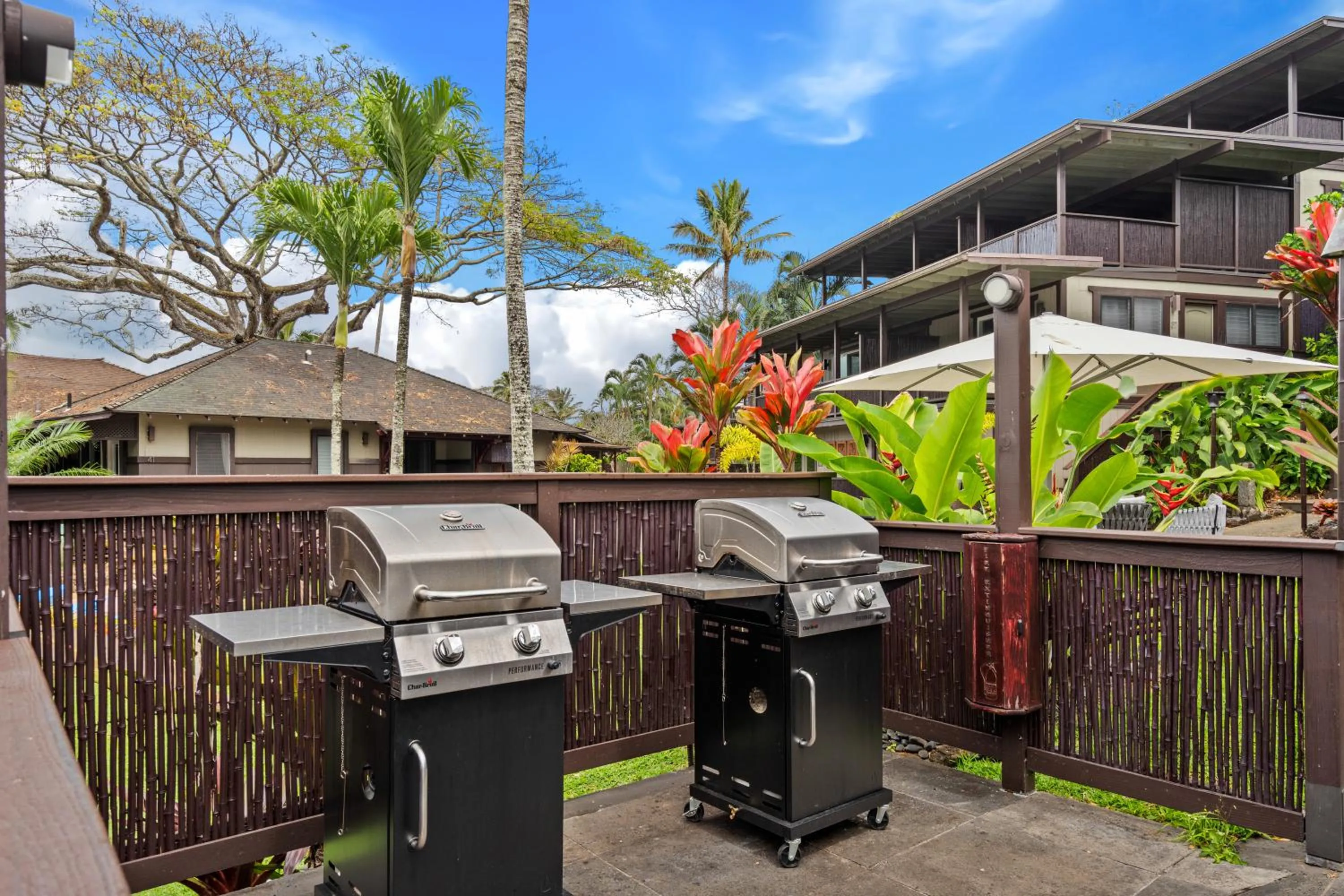 BBQ facilities in Paradise Bay Resort