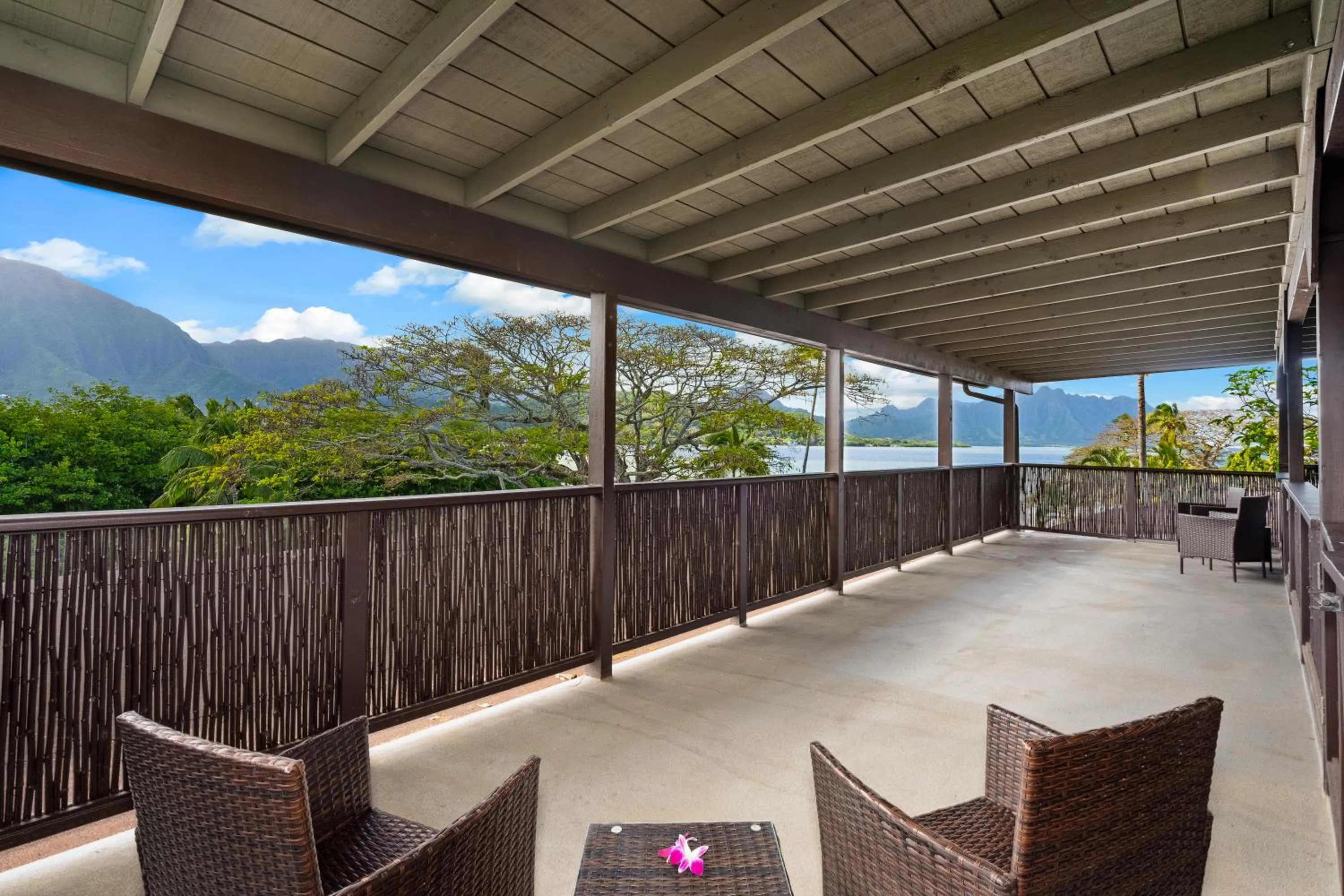 Patio in Paradise Bay Resort