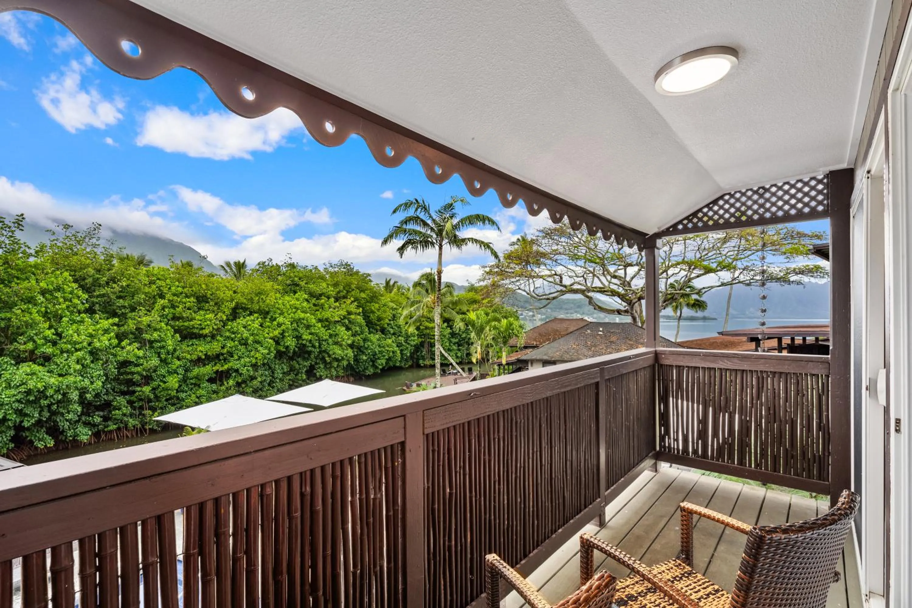 Patio in Paradise Bay Resort