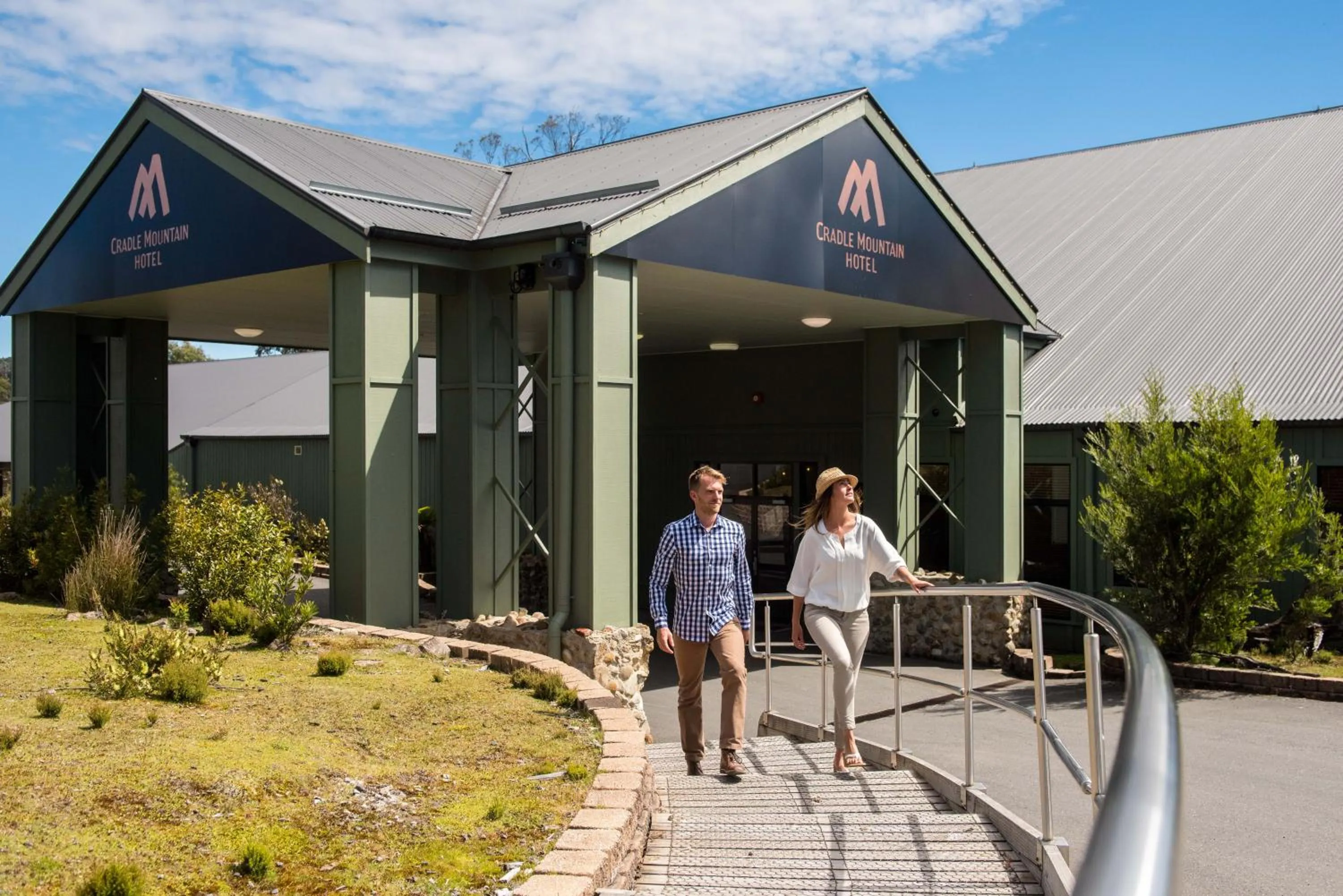 Facade/entrance in Cradle Mountain Hotel