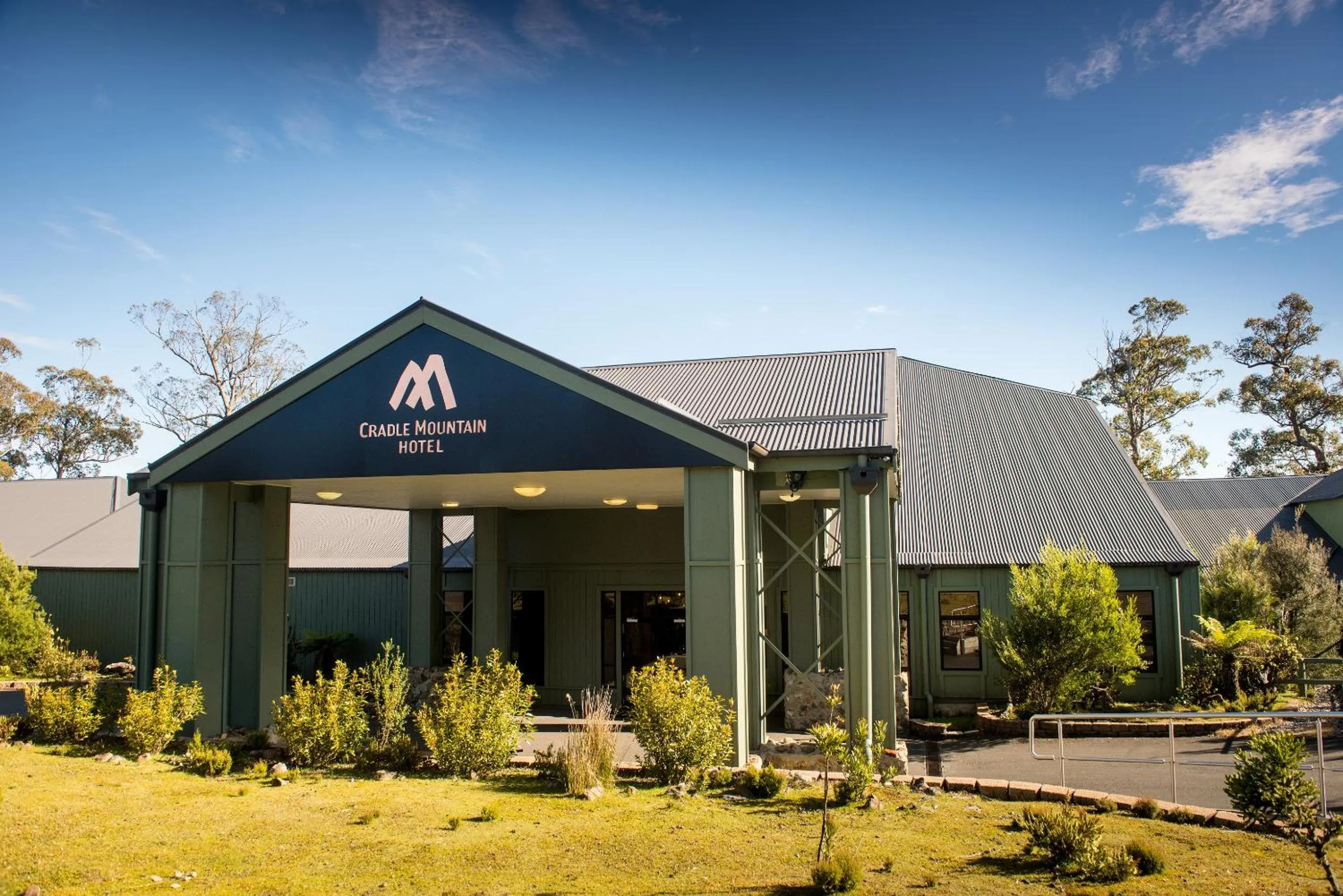 Facade/entrance in Cradle Mountain Hotel