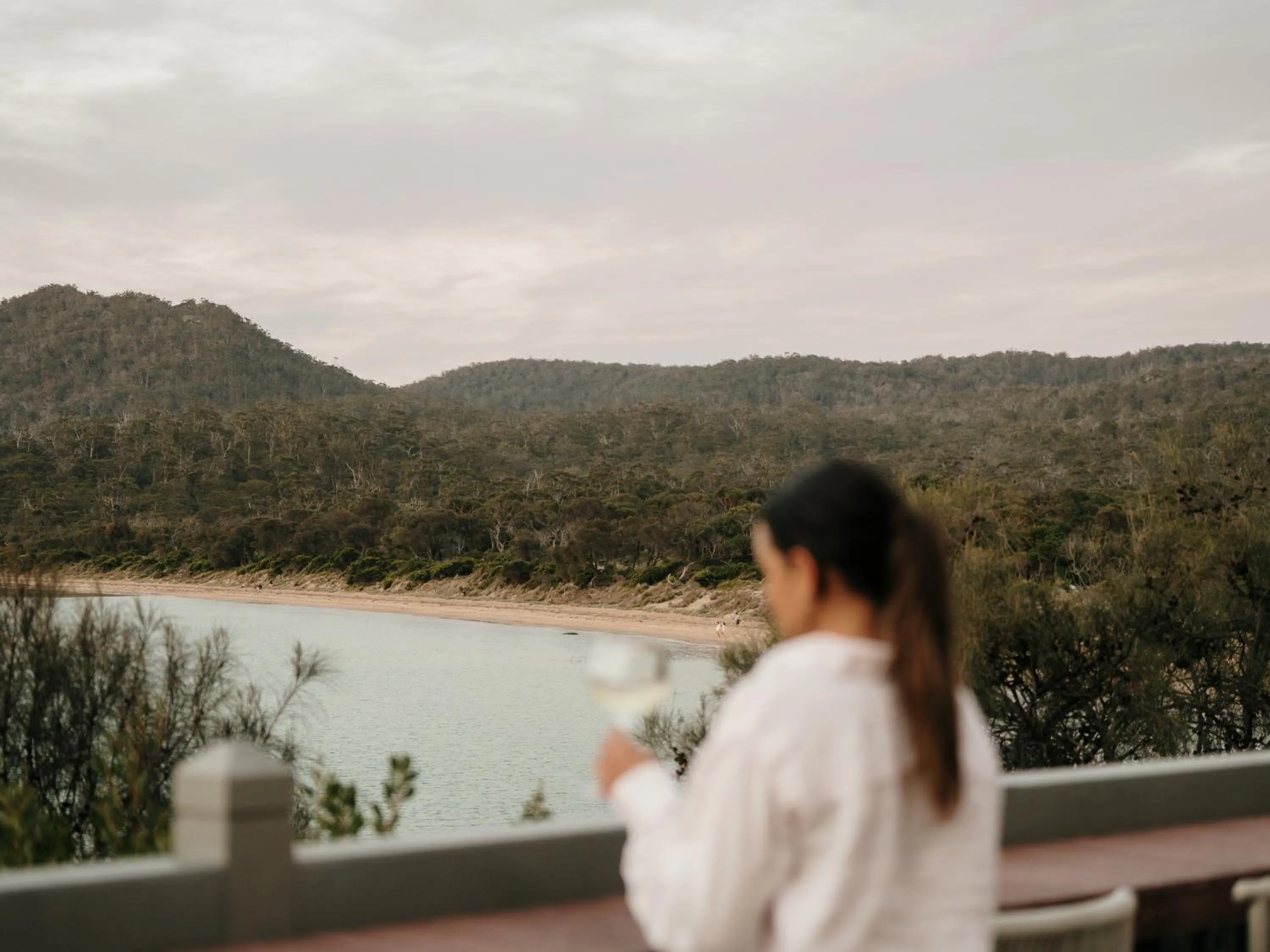 Natural landscape in Freycinet Lodge