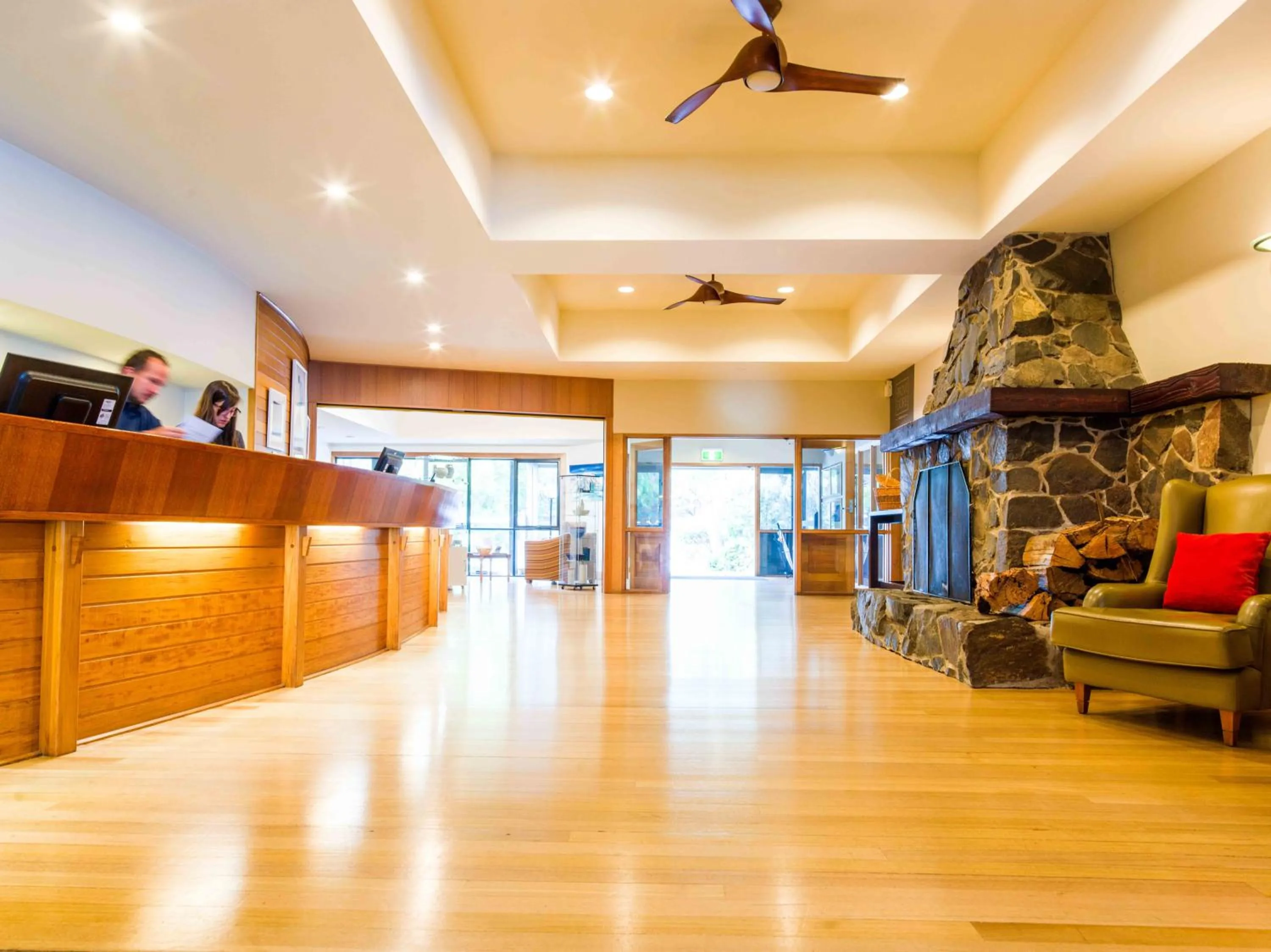 Lobby or reception in Freycinet Lodge