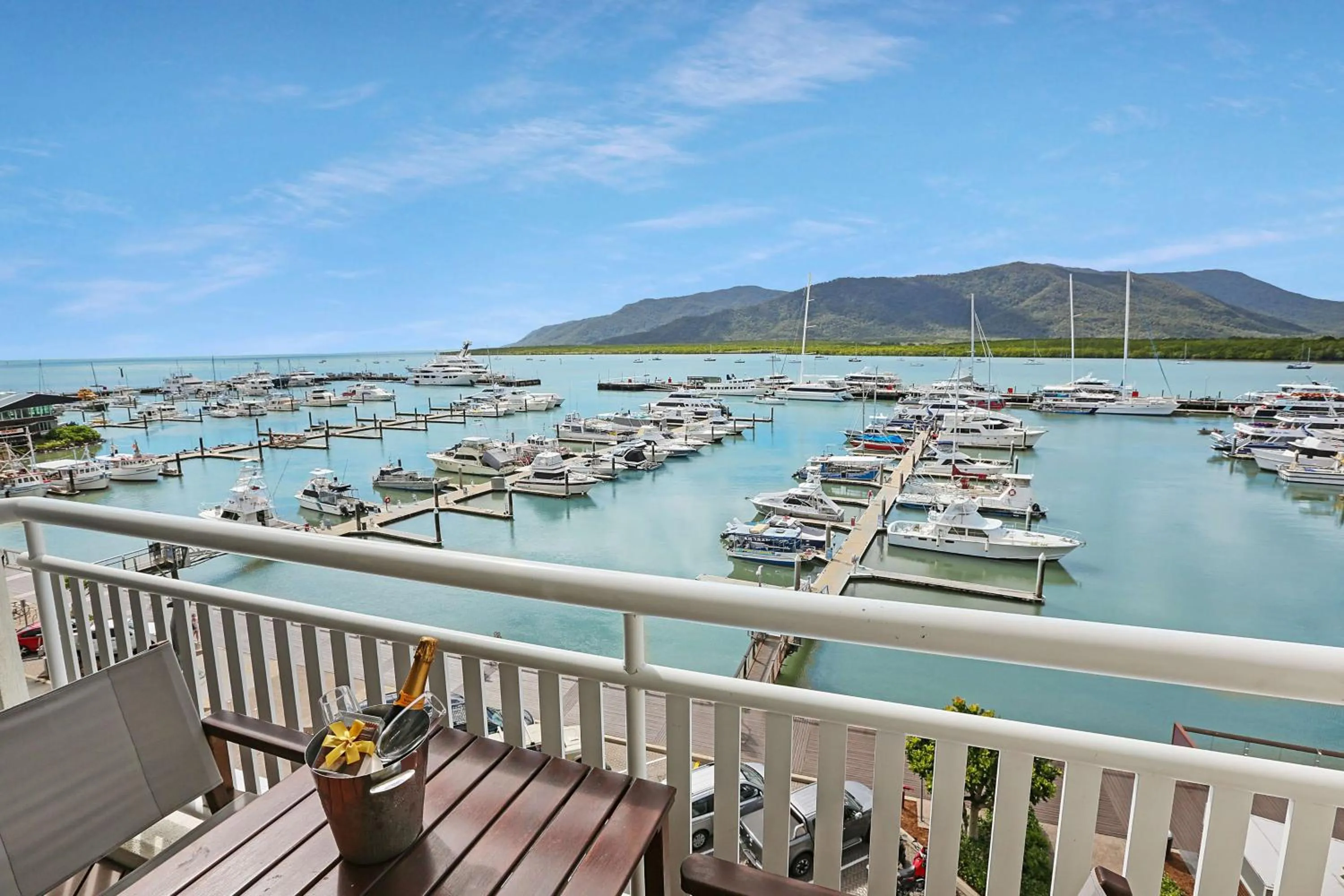 View (from property/room) in Shangri-La The Marina, Cairns
