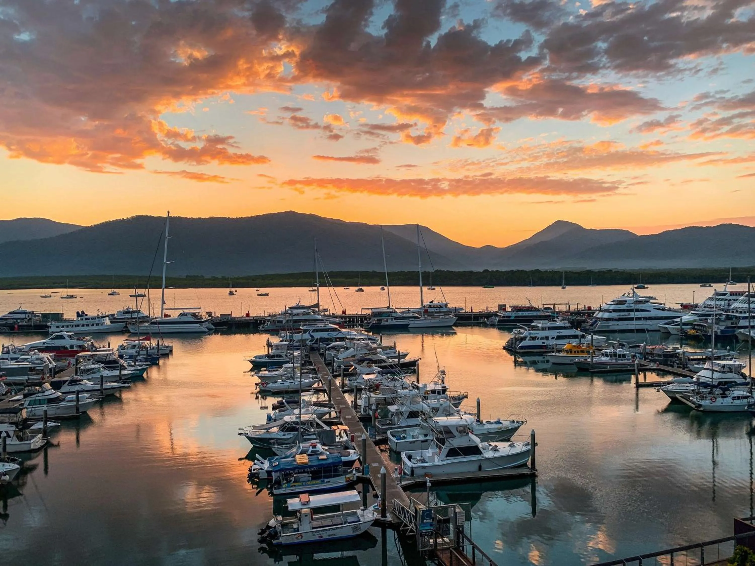 View (from property/room) in Shangri-La The Marina, Cairns