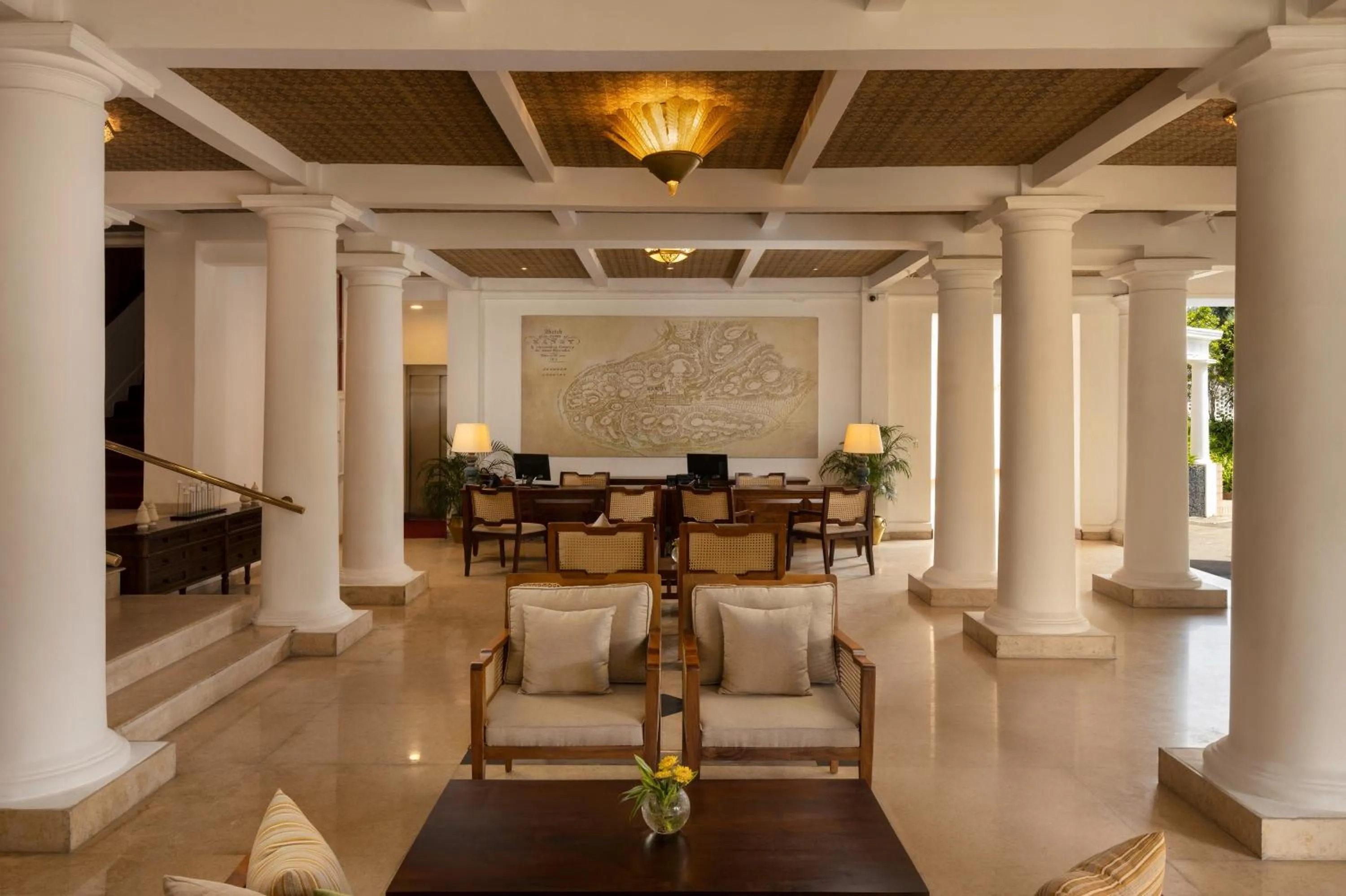 Lobby or reception in Hotel Suisse Kandy - Since 1890