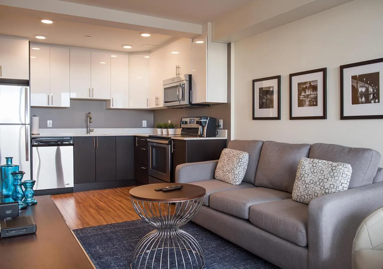 Living room in LIV Extended Stay