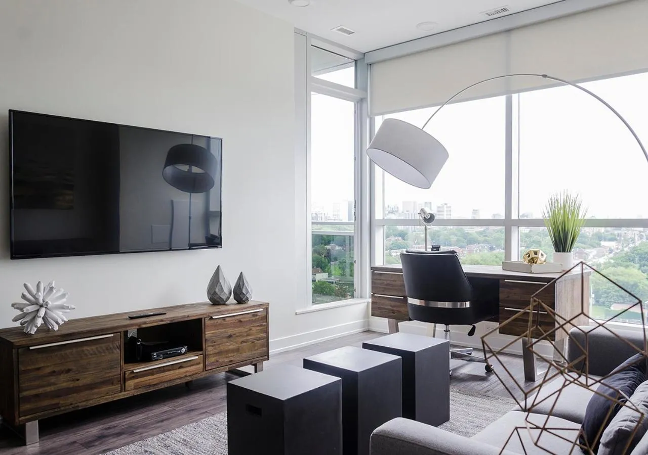 Living room in LIV Extended Stay