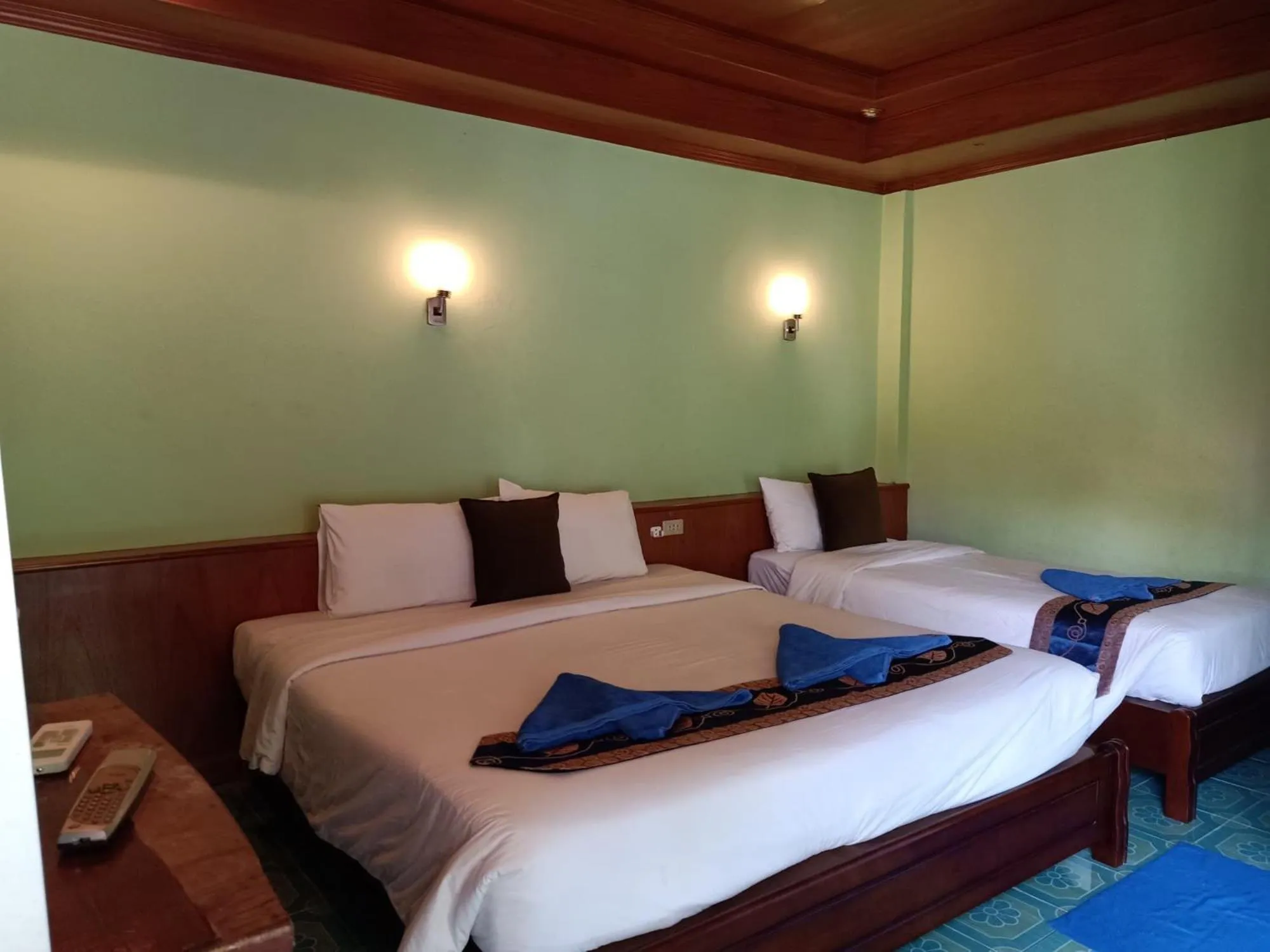 Bed in Blue Andaman Lanta Resort