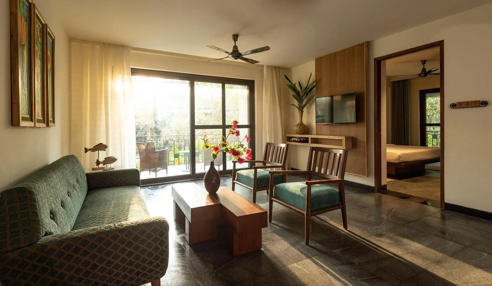 Living room in Beleza By The Beach