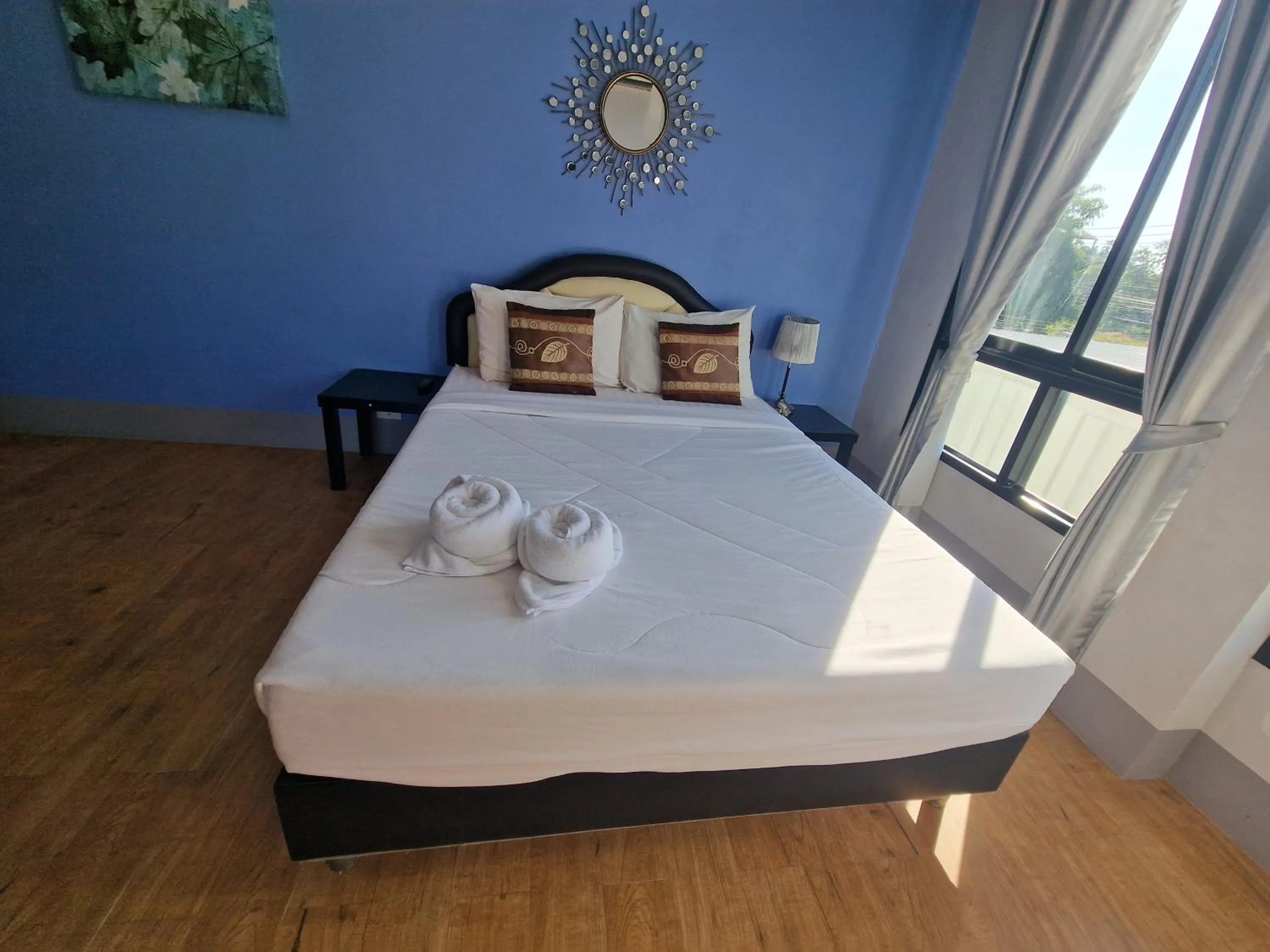 Bed in Rim Khao Resort