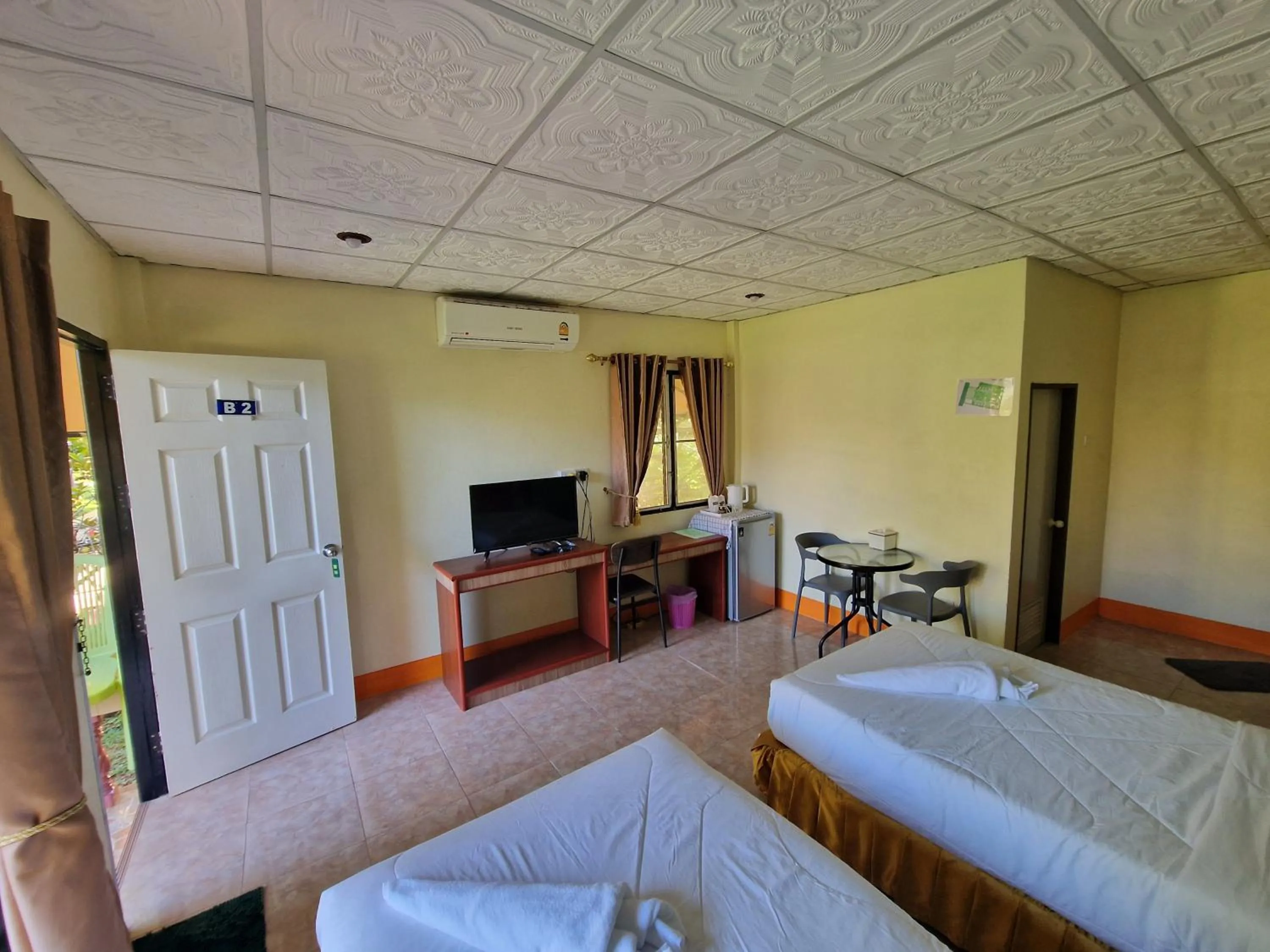 Bed in Rim Khao Resort