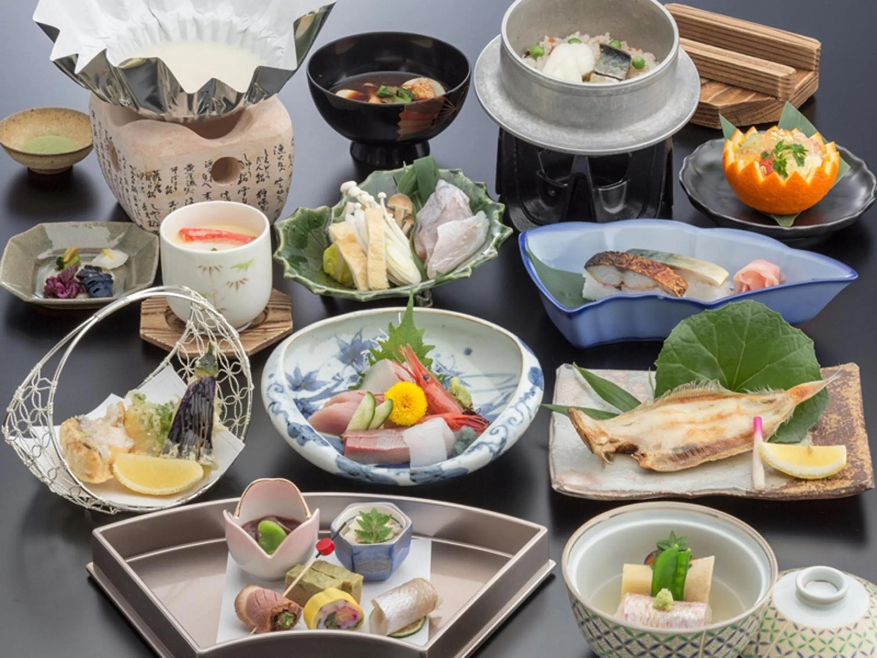 Dinner in Shikisainoyado Hanatsubaki