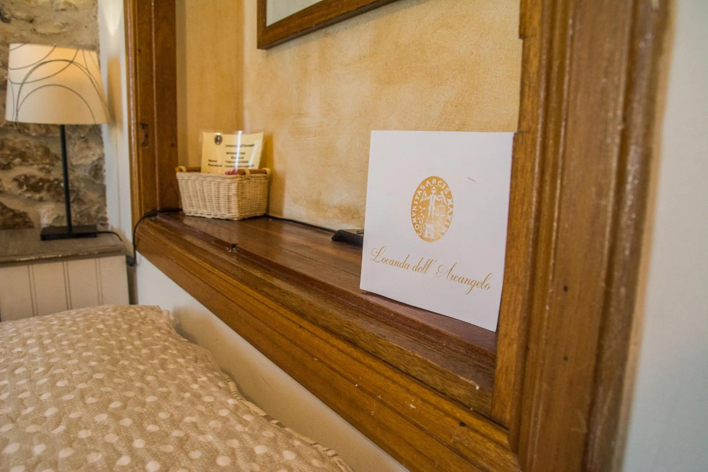 Decorative detail, Bed in Locanda dell'Arcangelo