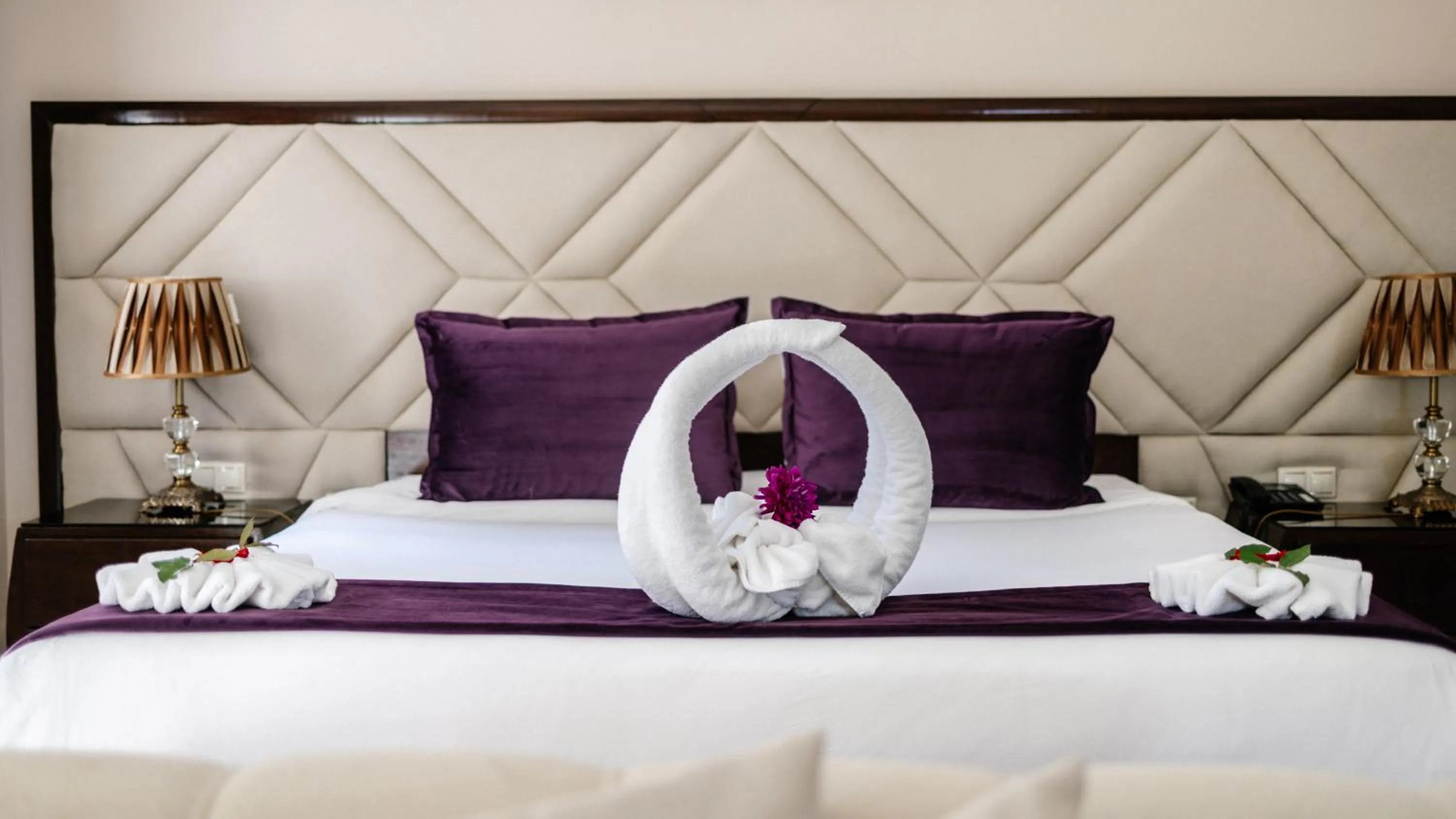 Bed in Hotel Prestige Agadir