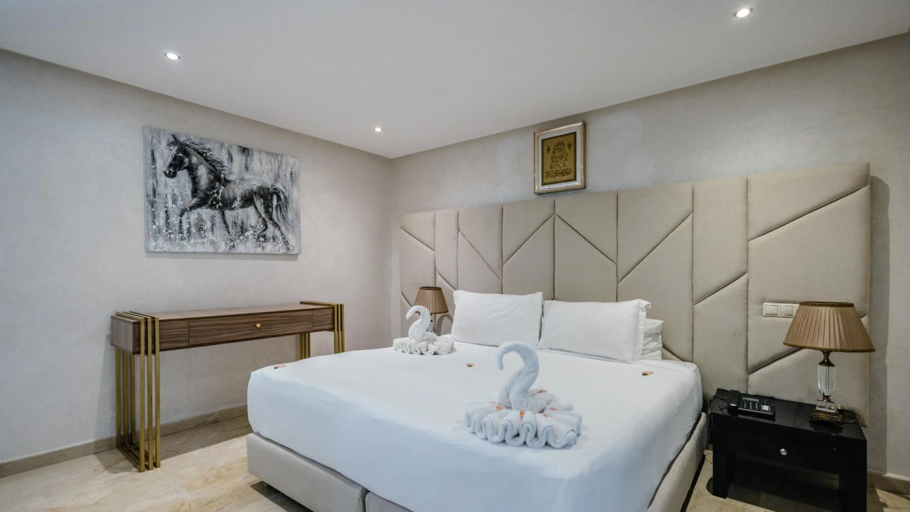 Bed in Hotel Prestige Agadir