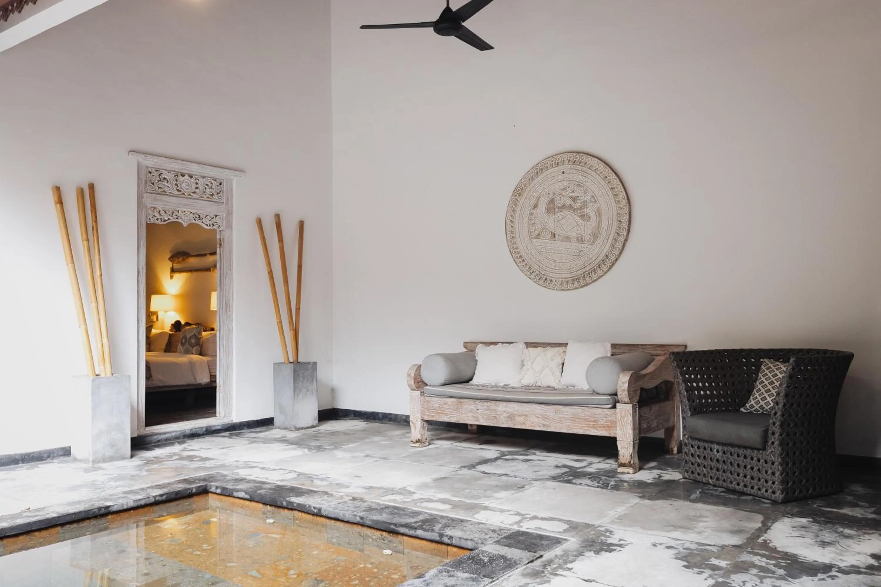 Seating area, Bed in Indiana Kenanga Boutique Hotel & Spa