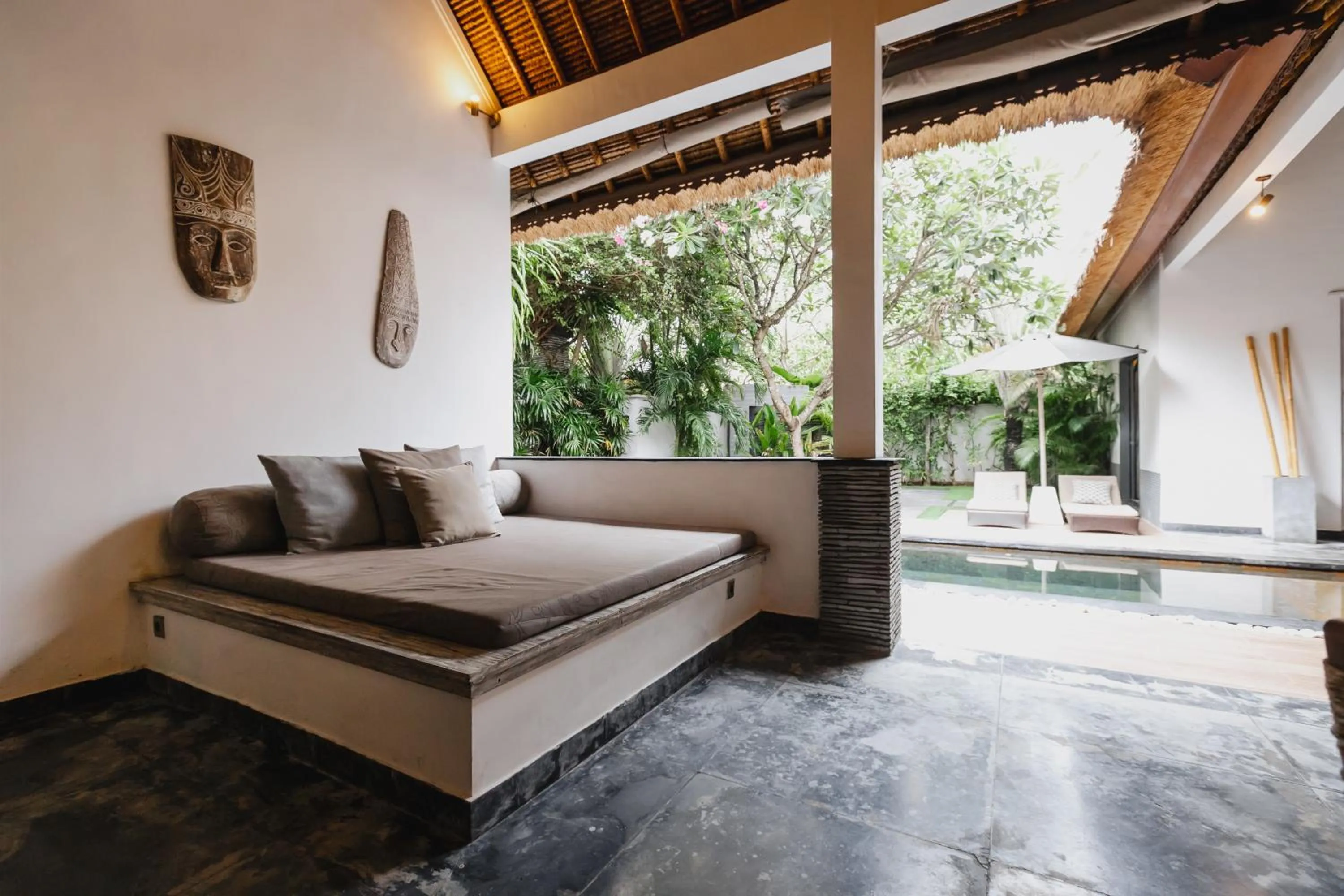 Seating area, Bed in Indiana Kenanga Boutique Hotel & Spa