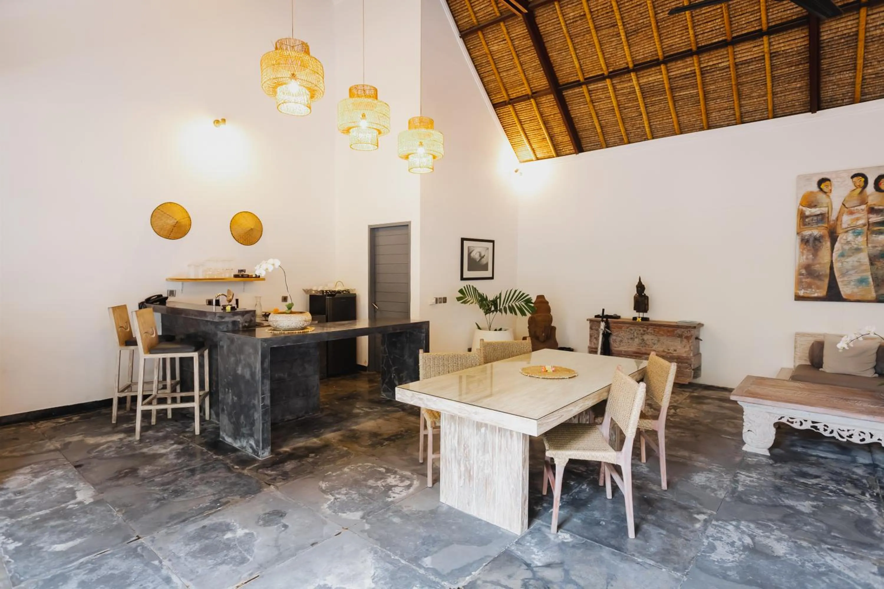 Kitchen or kitchenette in Indiana Kenanga Boutique Hotel & Spa