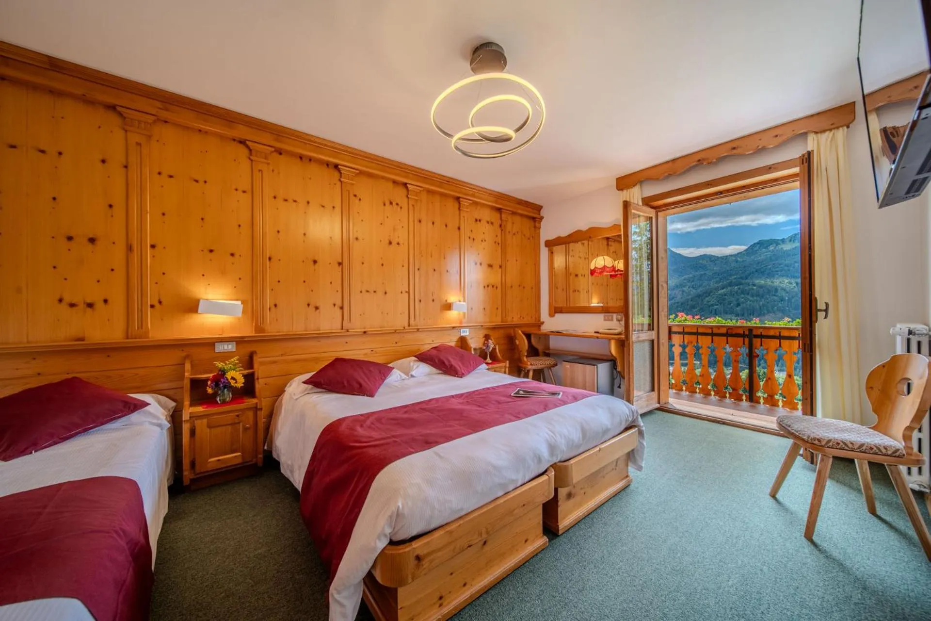 Bedroom, Bed in Hotel il Cardo