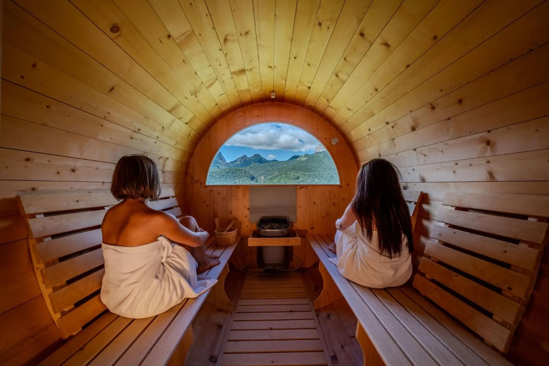 Sauna in Hotel il Cardo