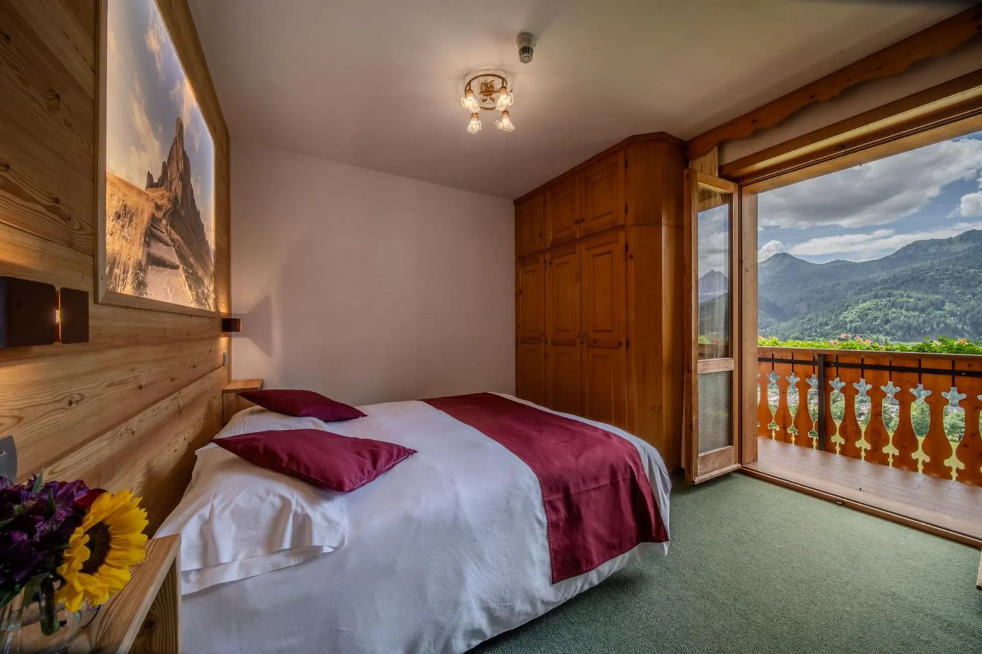 Bedroom, Bed in Hotel il Cardo