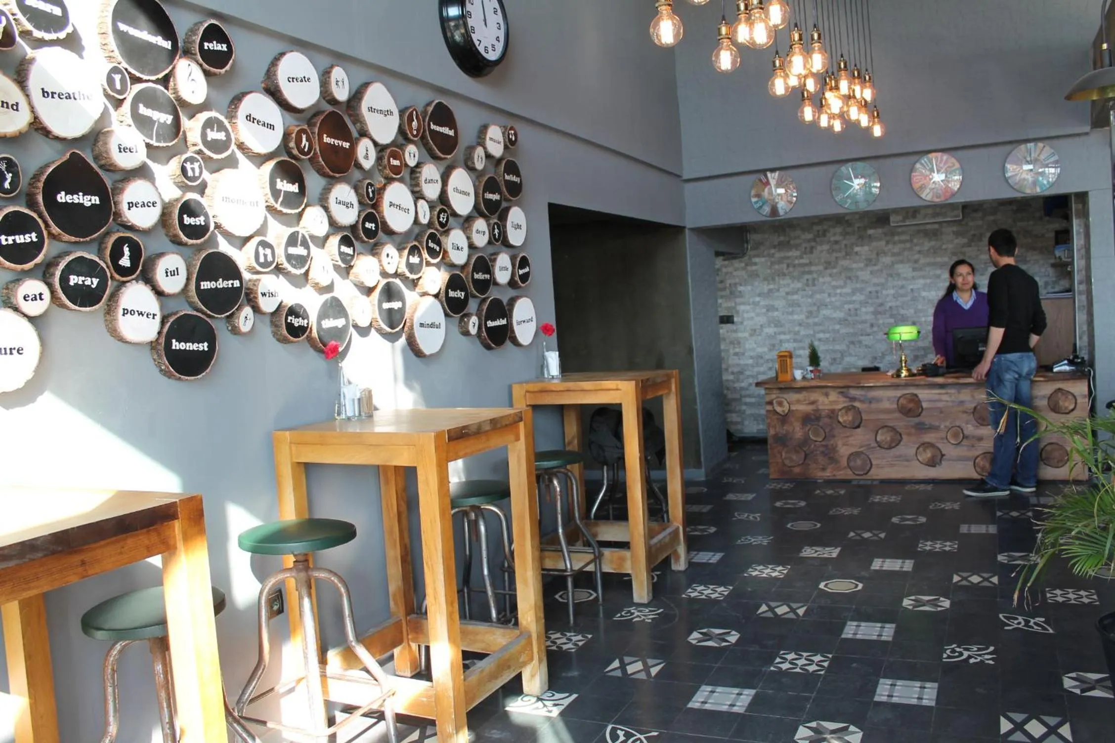 Lobby or reception in Yunus Hotel