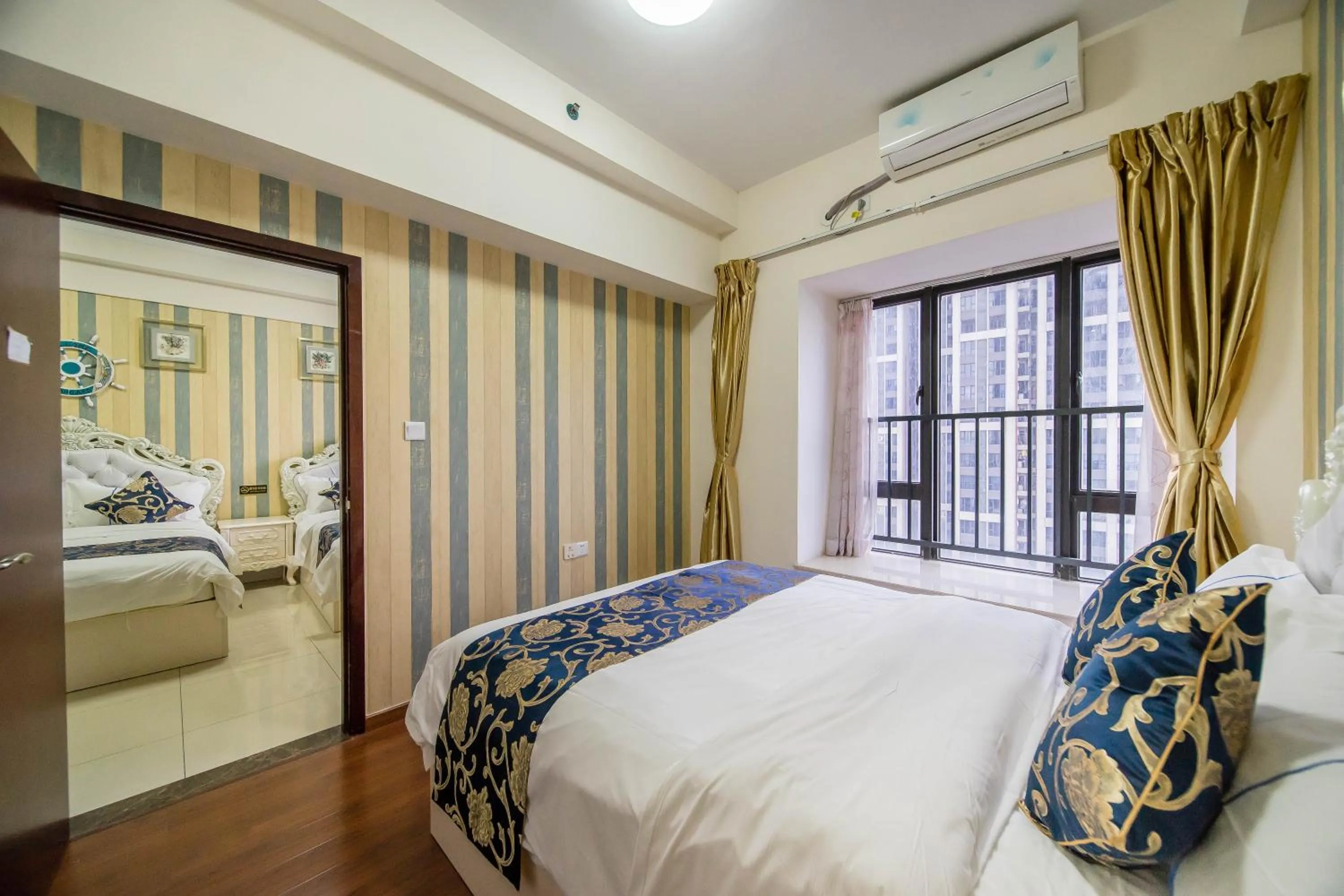 Bed in Xing Yu Legend Service Apartment Canton Fair Branch