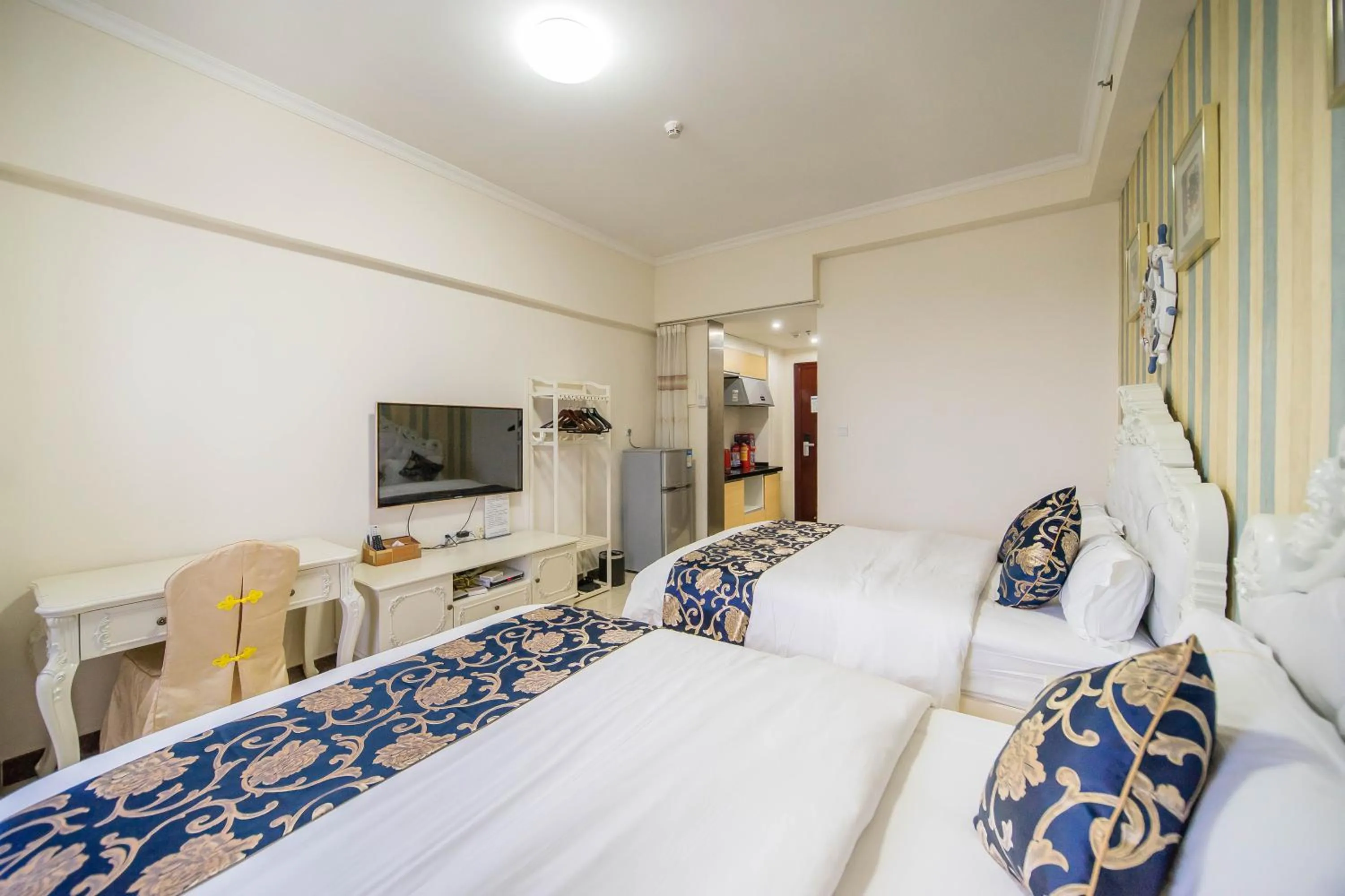 Bed in Xing Yu Legend Service Apartment Canton Fair Branch