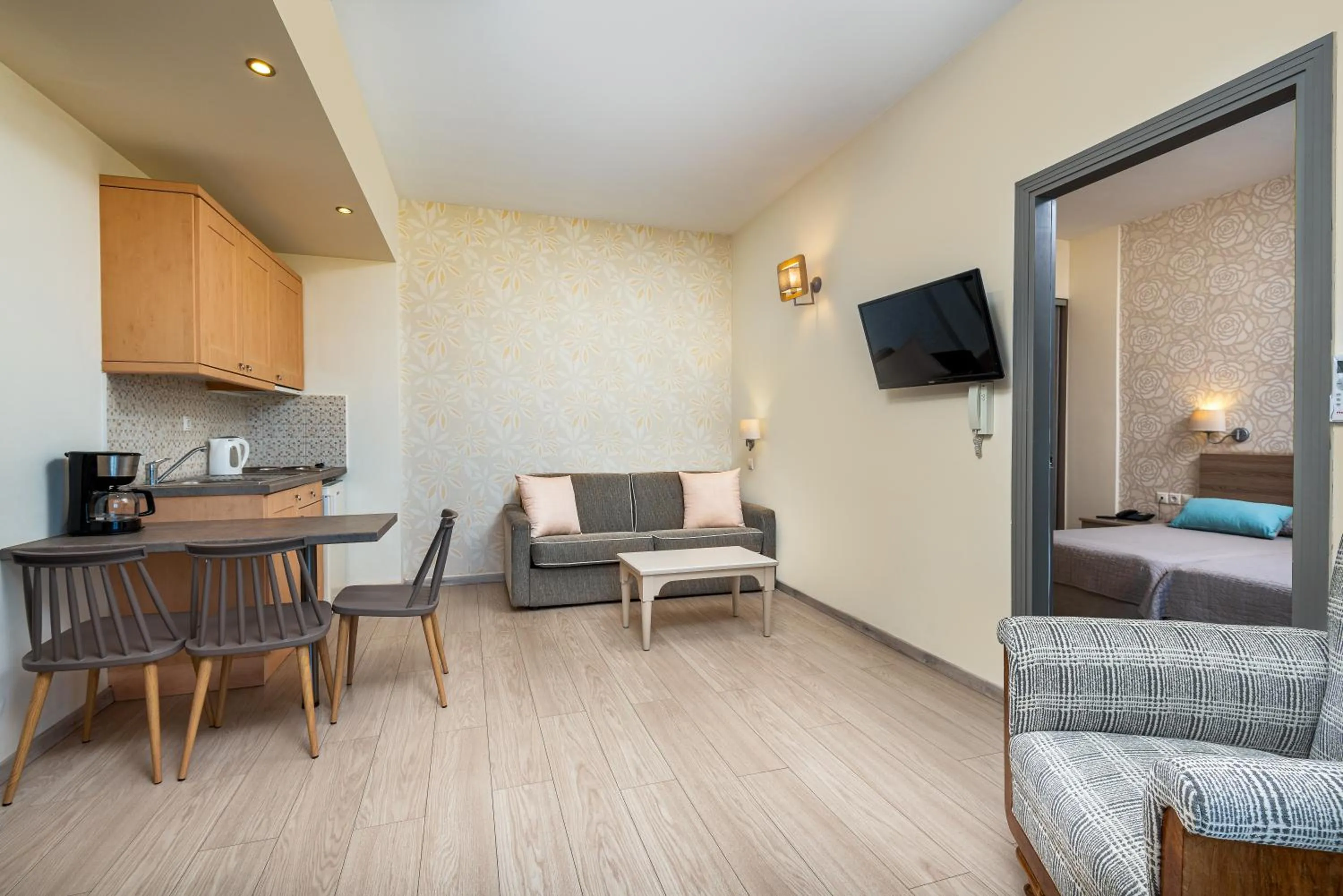 Photo of the whole room in Icarus Apartments