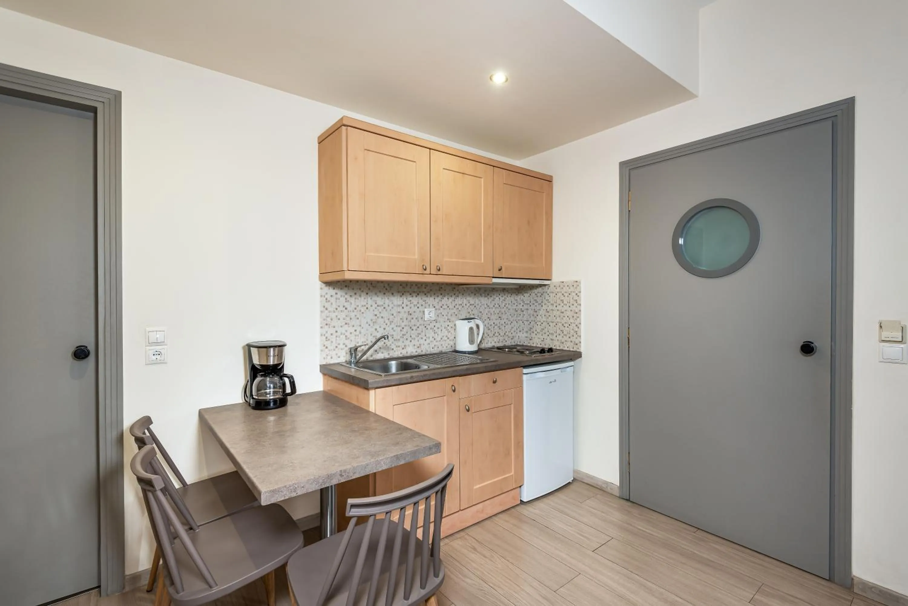 Dining area in Icarus Apartments