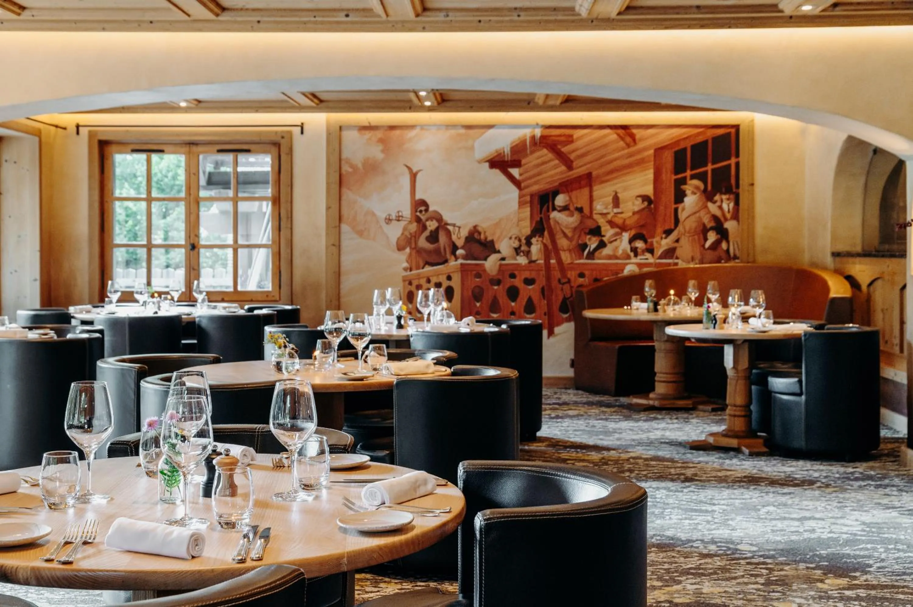 Restaurant/places to eat in Les Chalets du Mont d'Arbois & Spa, Megève