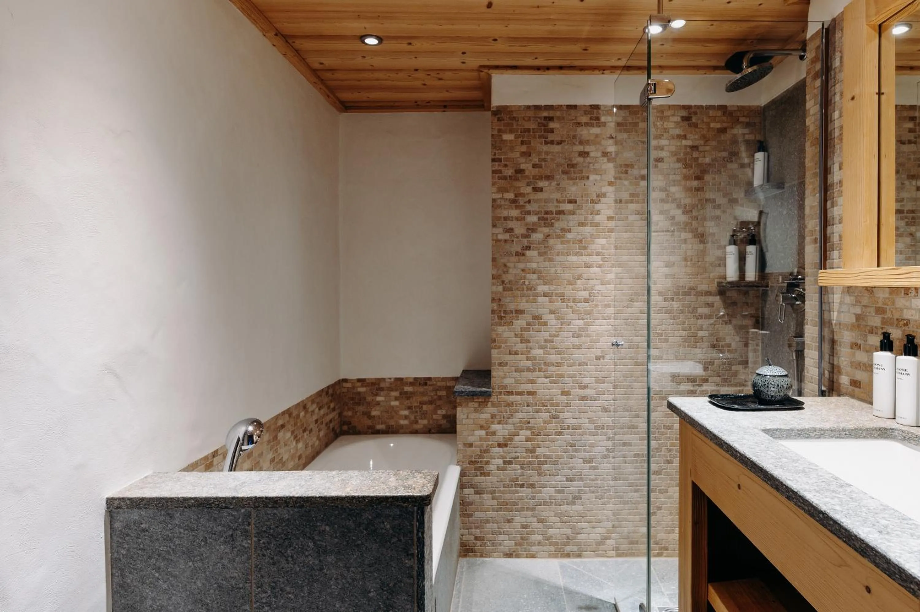 Bathroom in Les Chalets du Mont d'Arbois & Spa, Megève