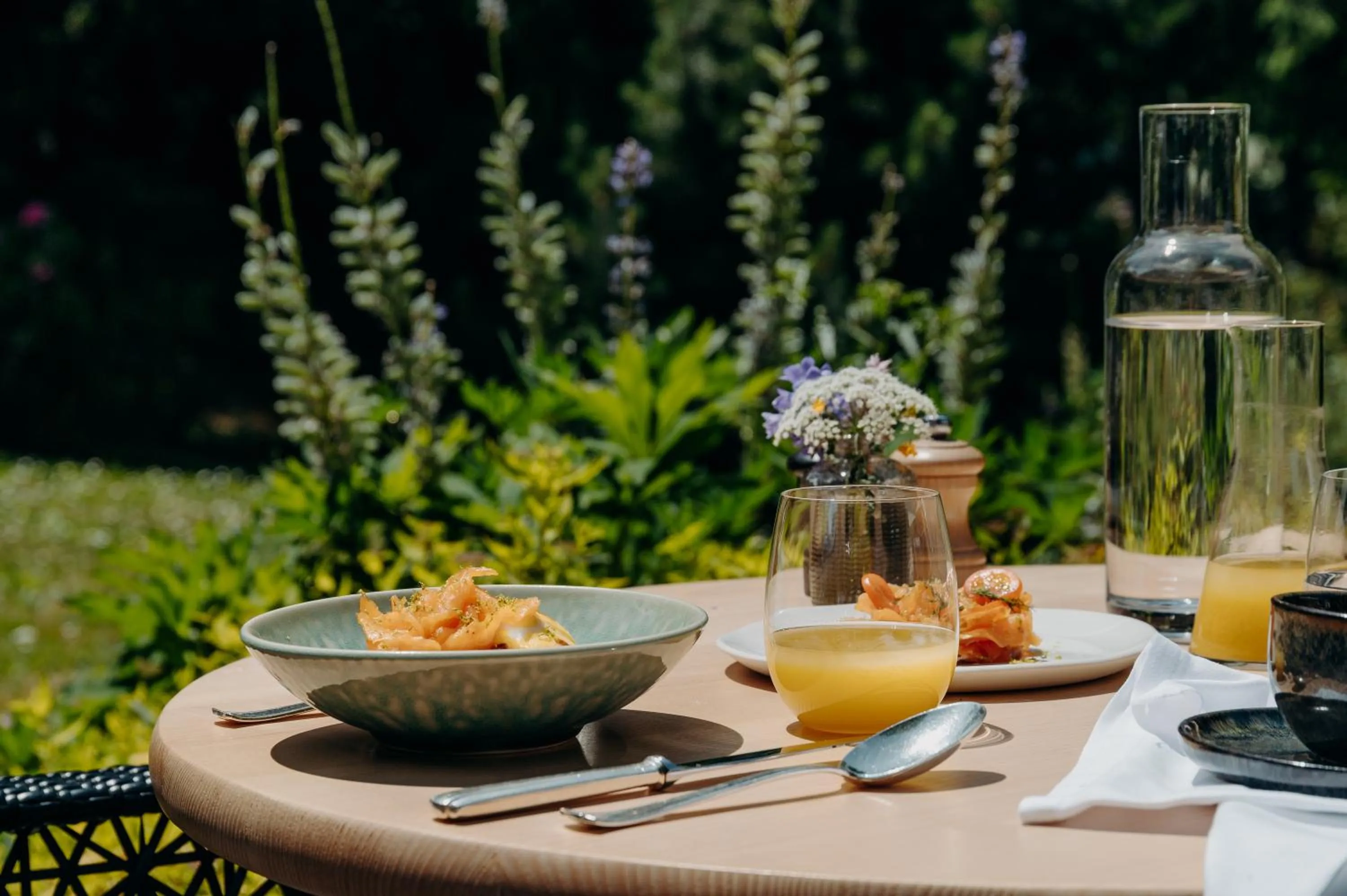 Breakfast in Les Chalets du Mont d'Arbois & Spa, Megève