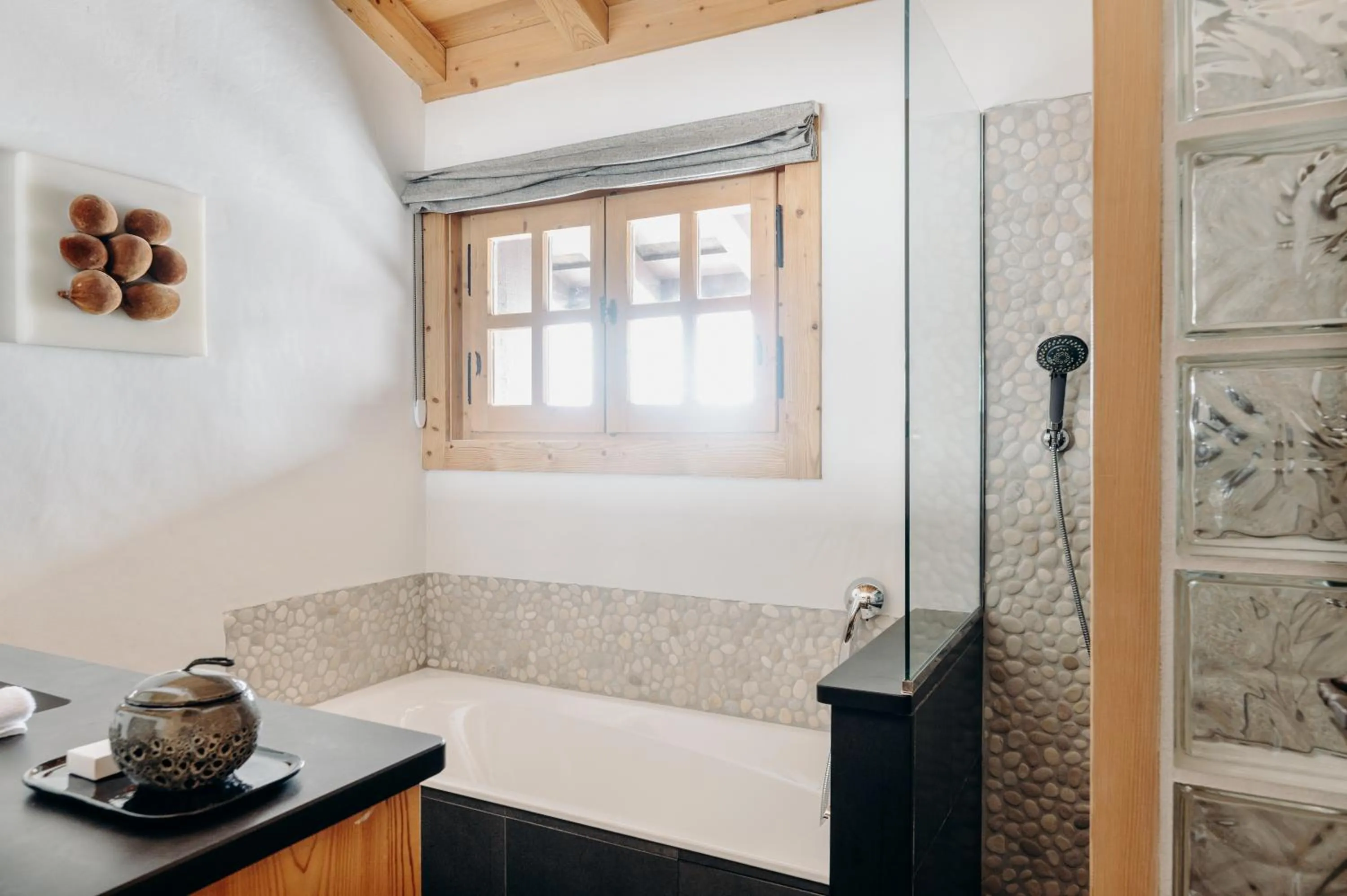 Bathroom in Les Chalets du Mont d'Arbois & Spa, Megève