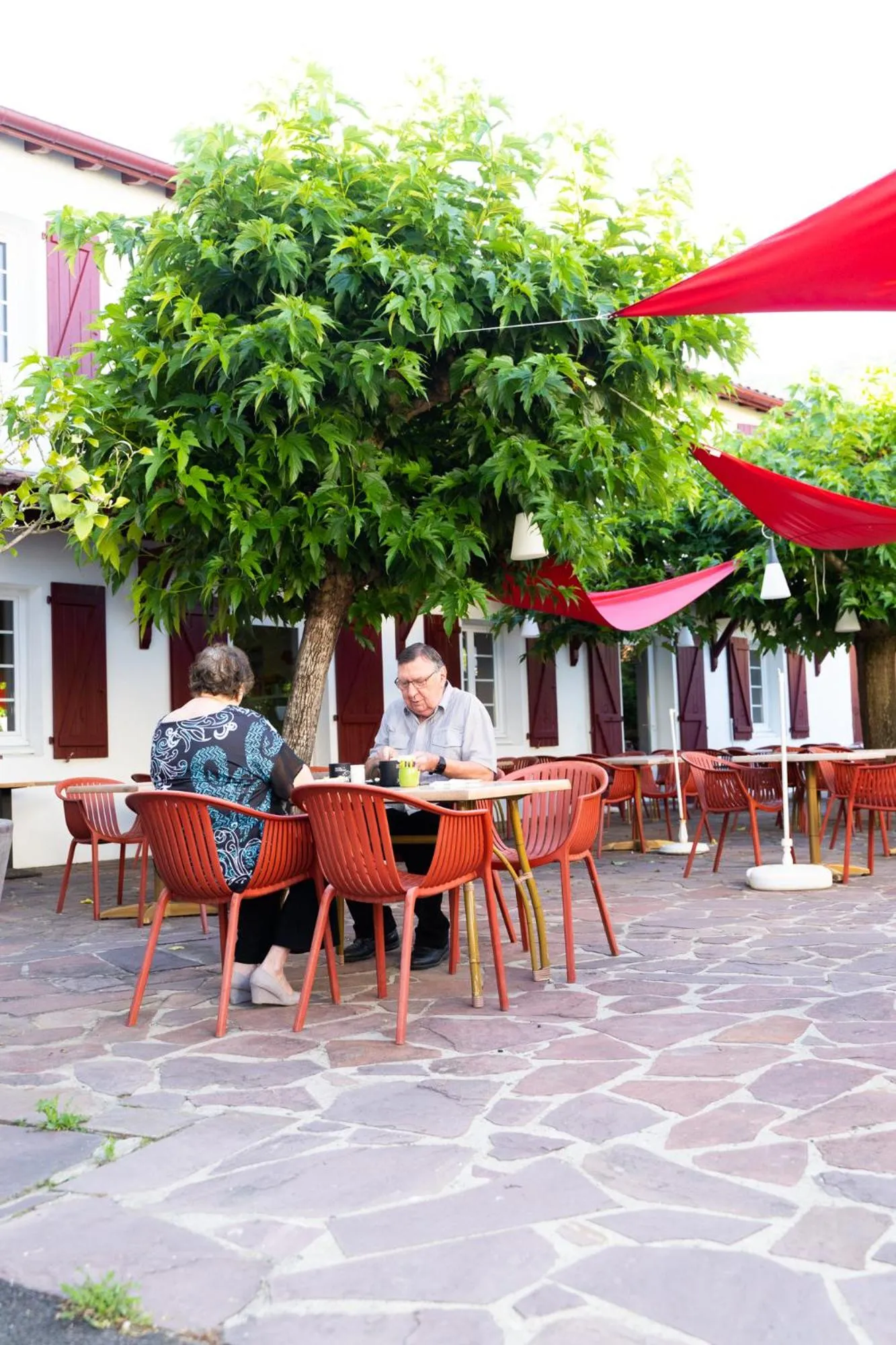 Patio in Hôtel Juantorena